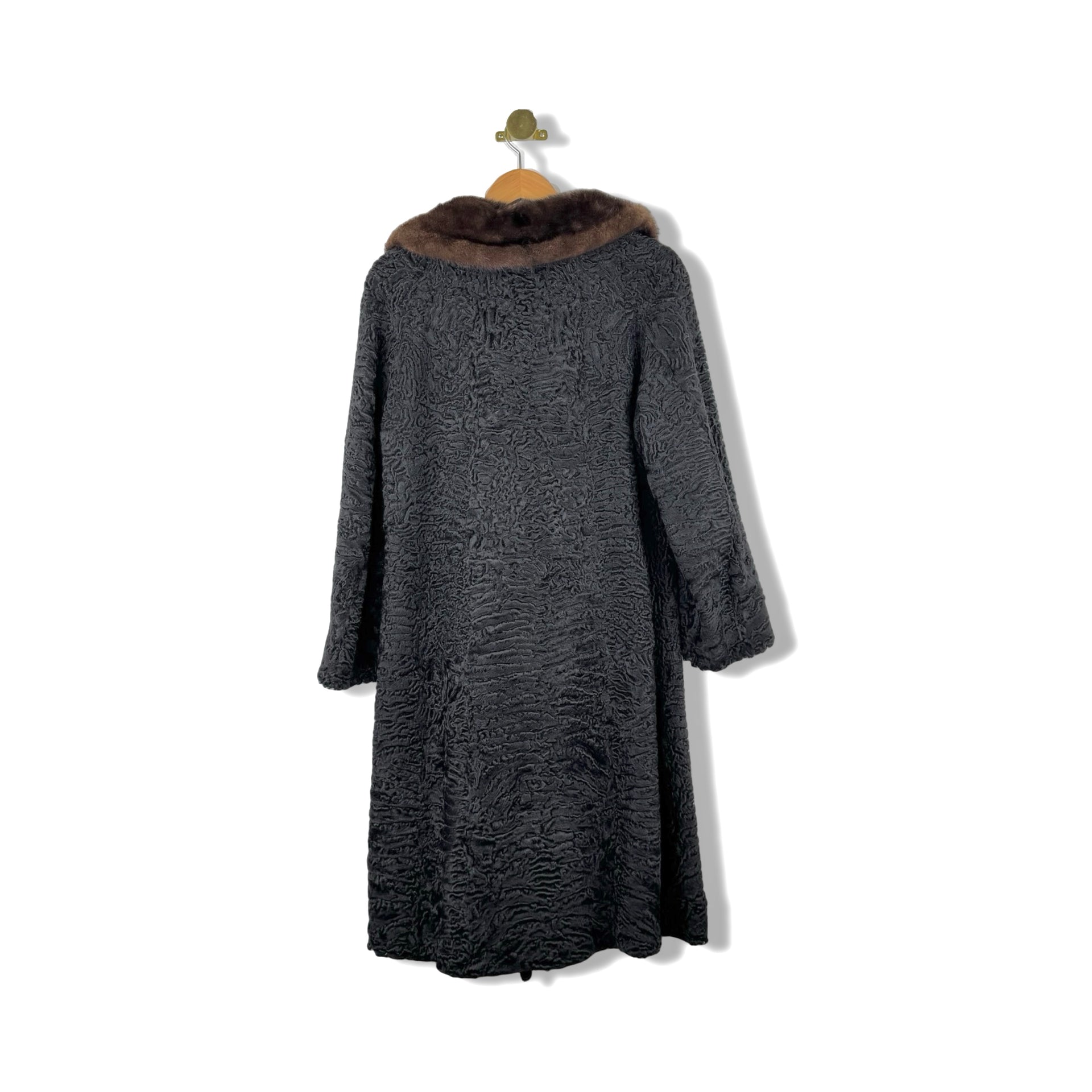 Vintage Schiaparelli Swakara Fur Coat