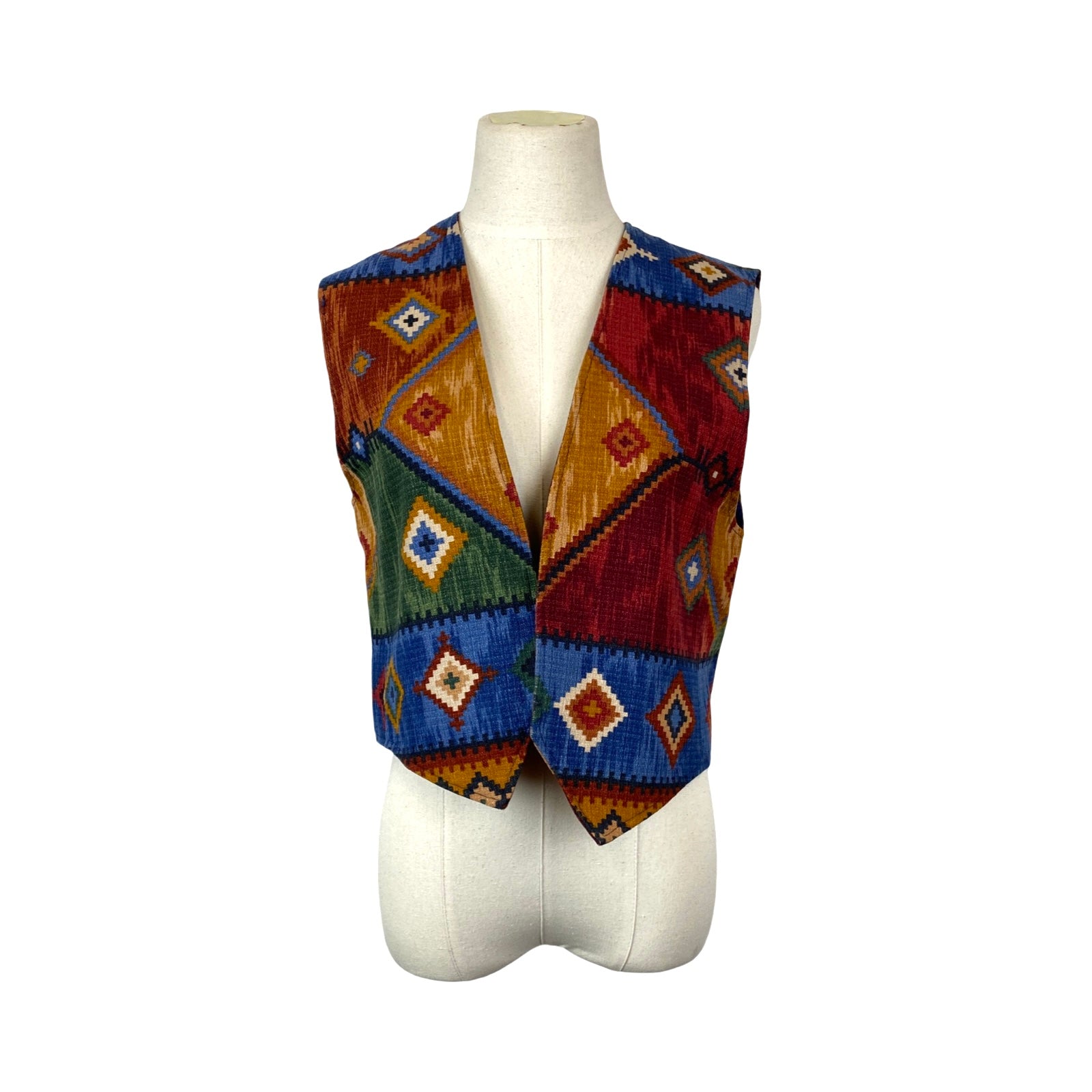 Vintage Coldwater Creek Western Pattern Vest