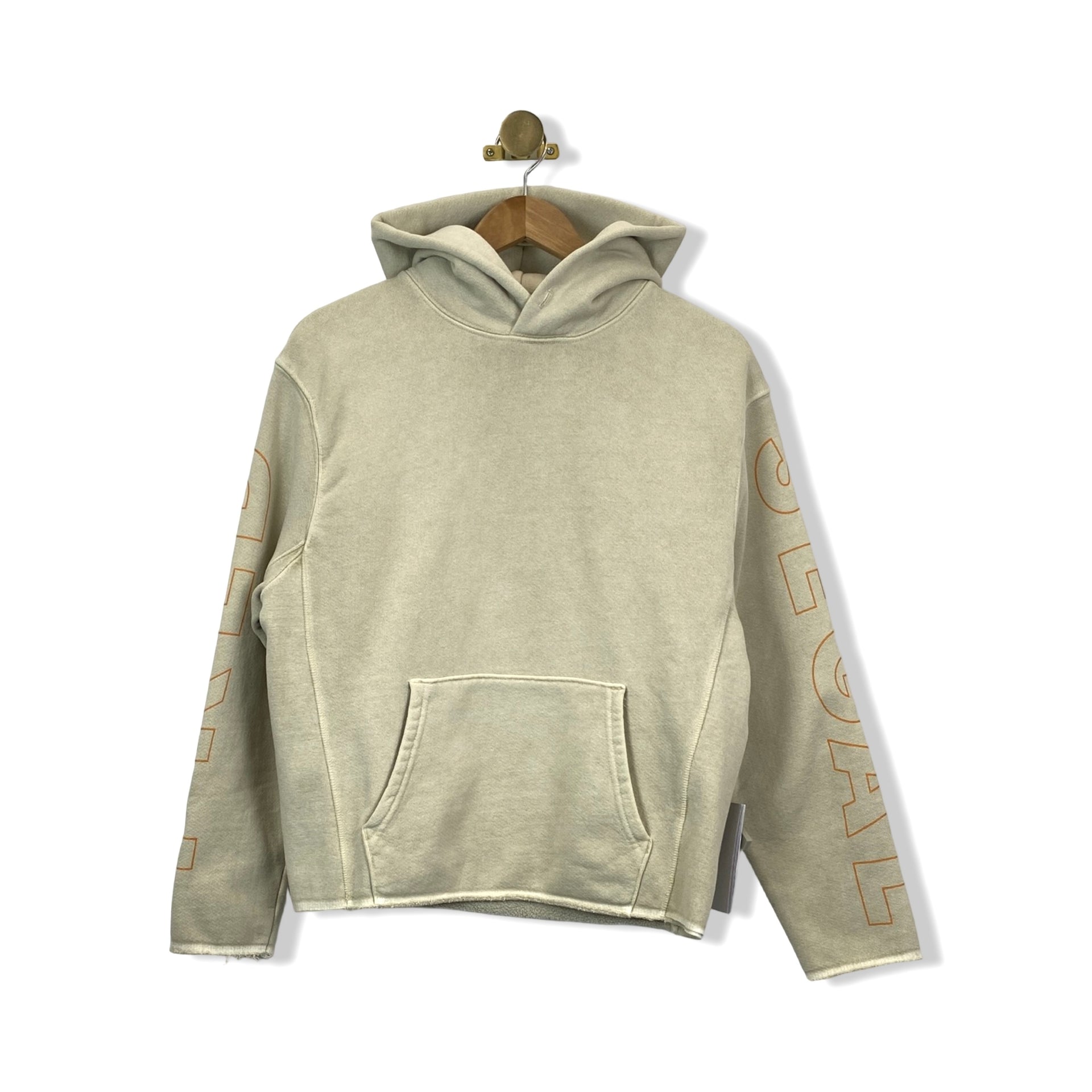 Fred Segal Beige Pullover Hoodie