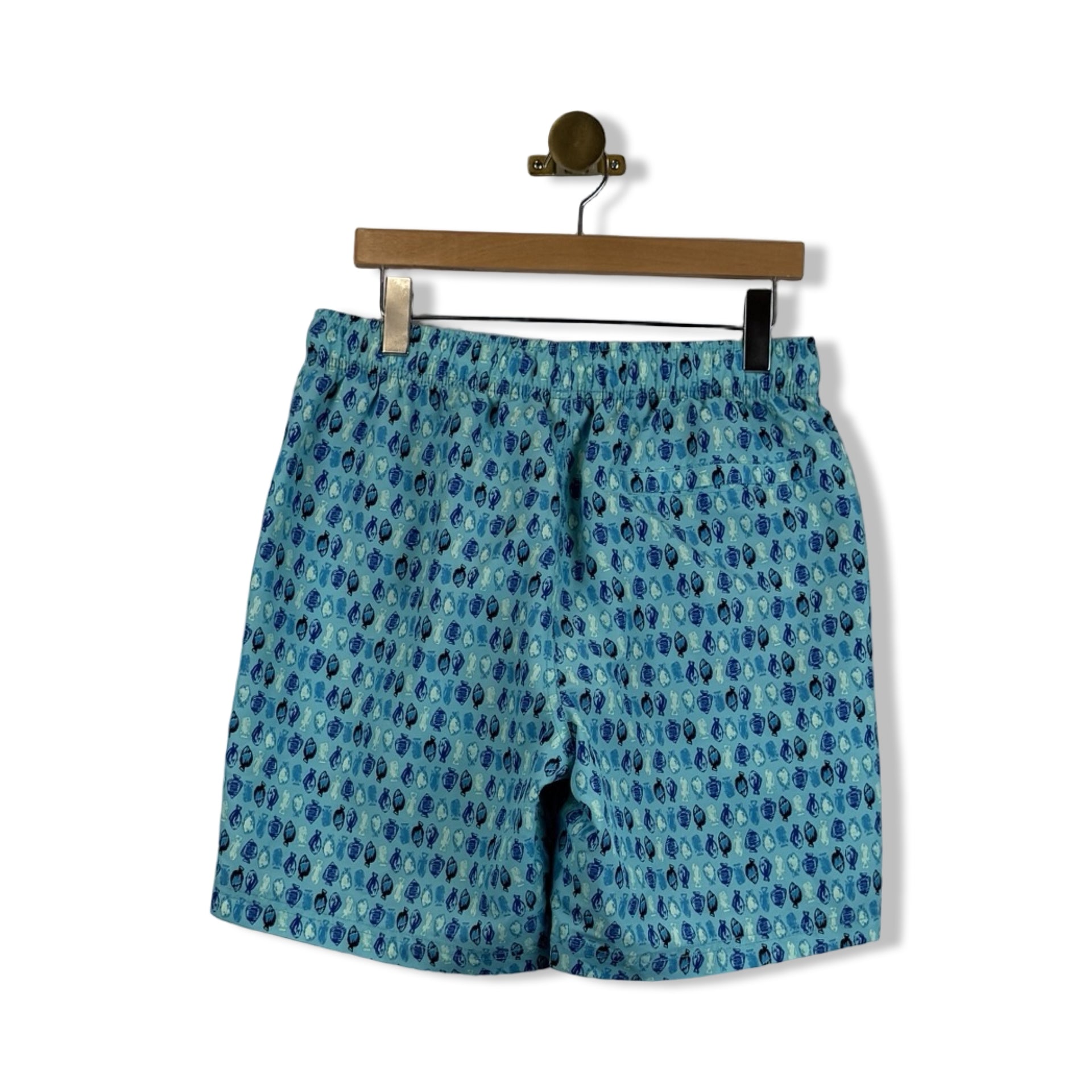 Nautica Classic Fit Fish Print Swim Trunks