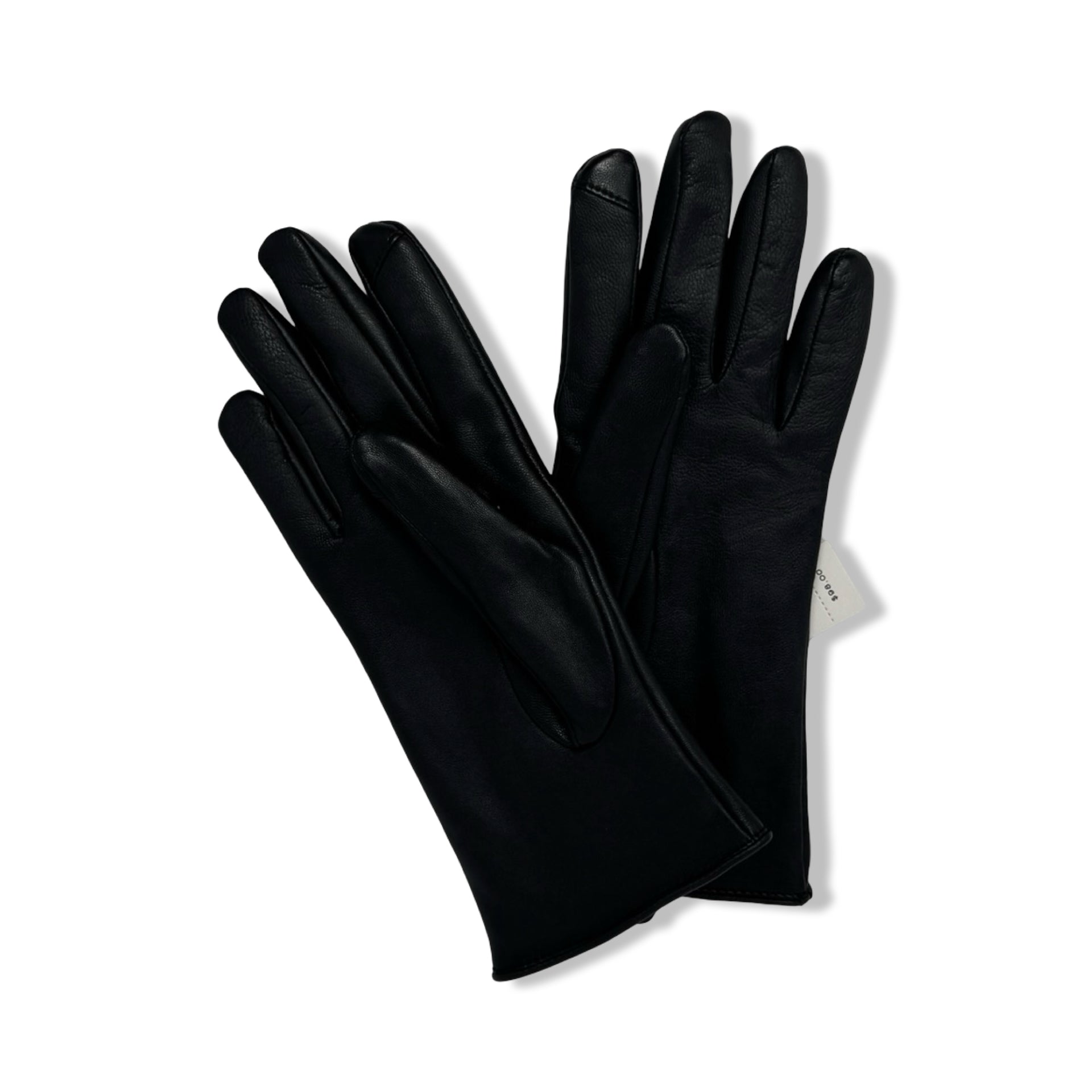 Aqua Studded Leather Gloves
