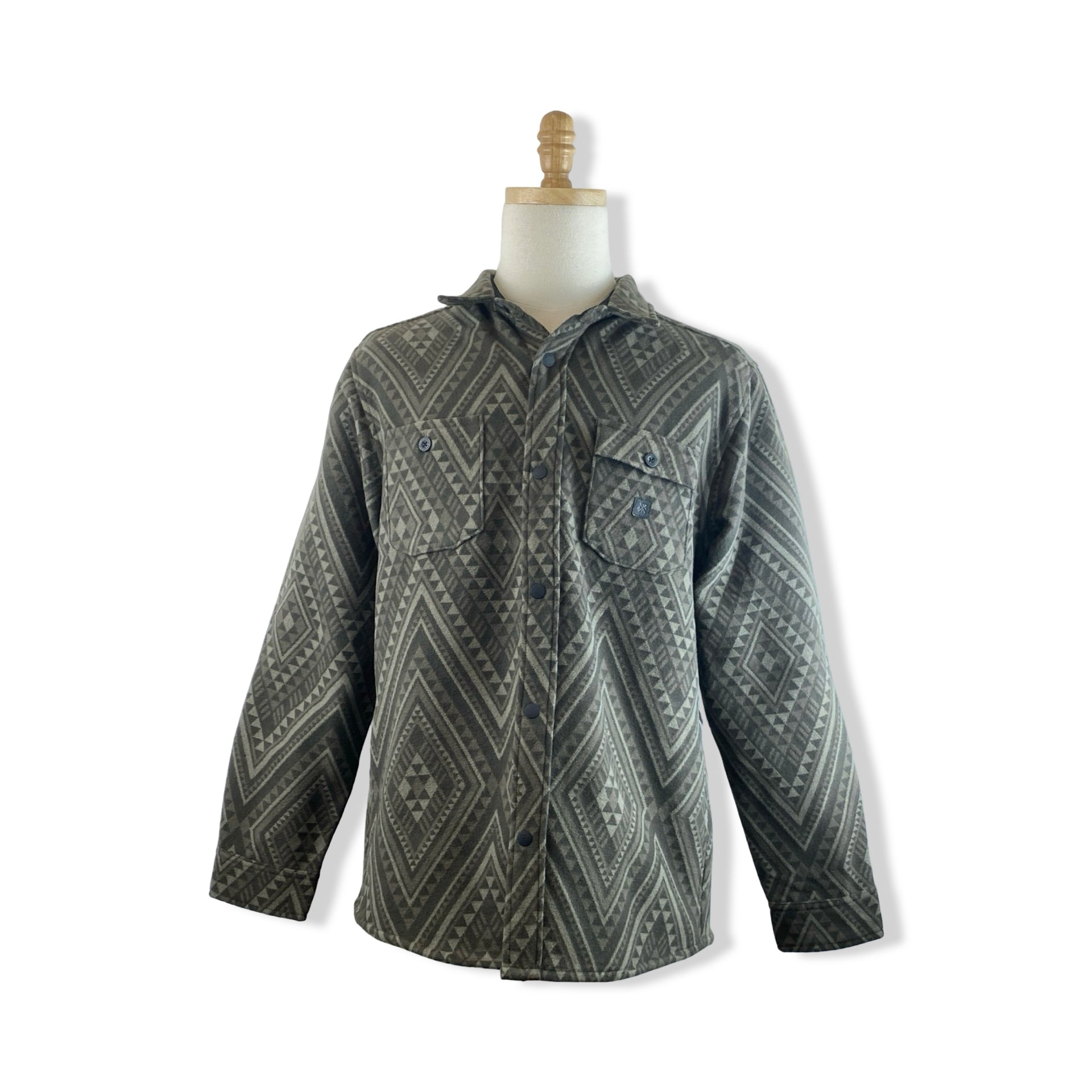 Roark Patterned Fleece Jacket