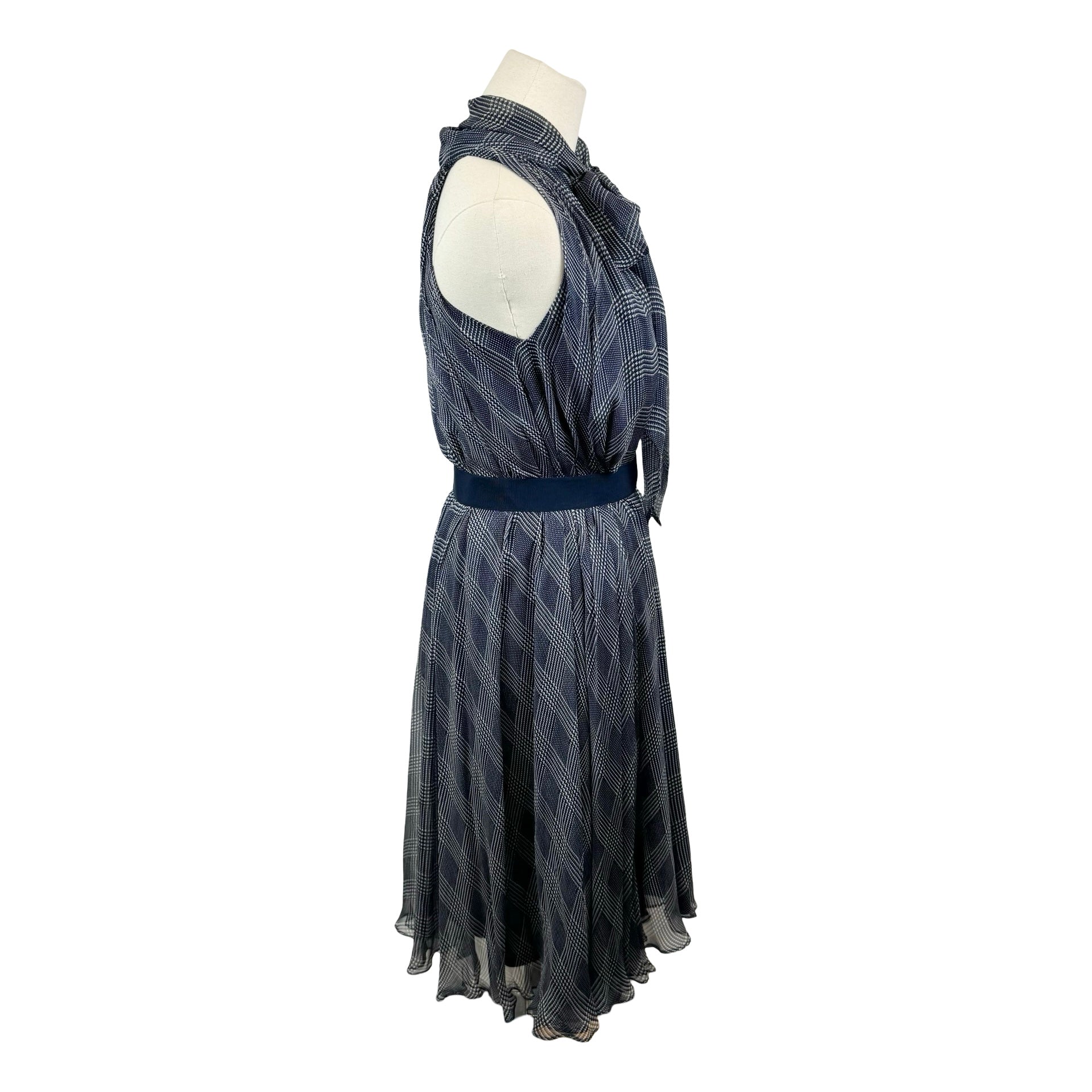 Martin Grant Tie Front Maxi Dress