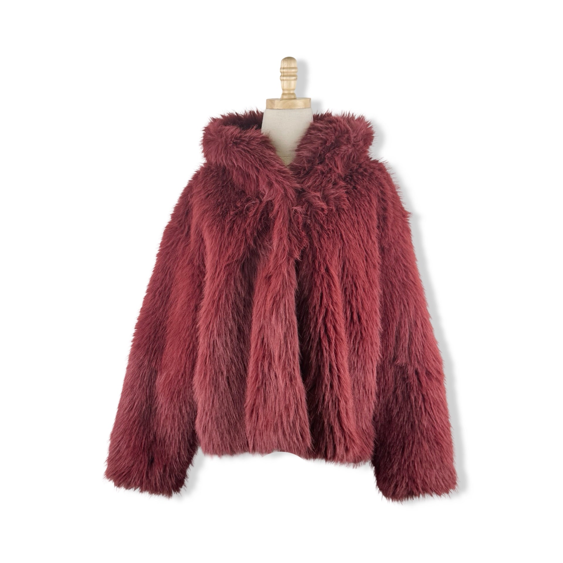 Wild Fable Hooded Faux Fur Coat