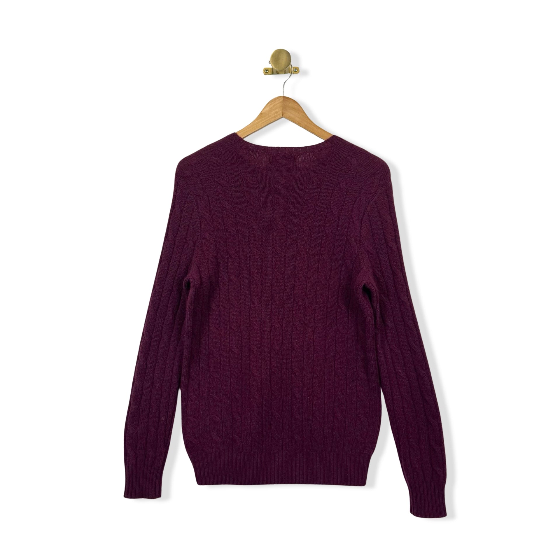 Polo By Ralph Lauren Cable Knit Pullover Sweater