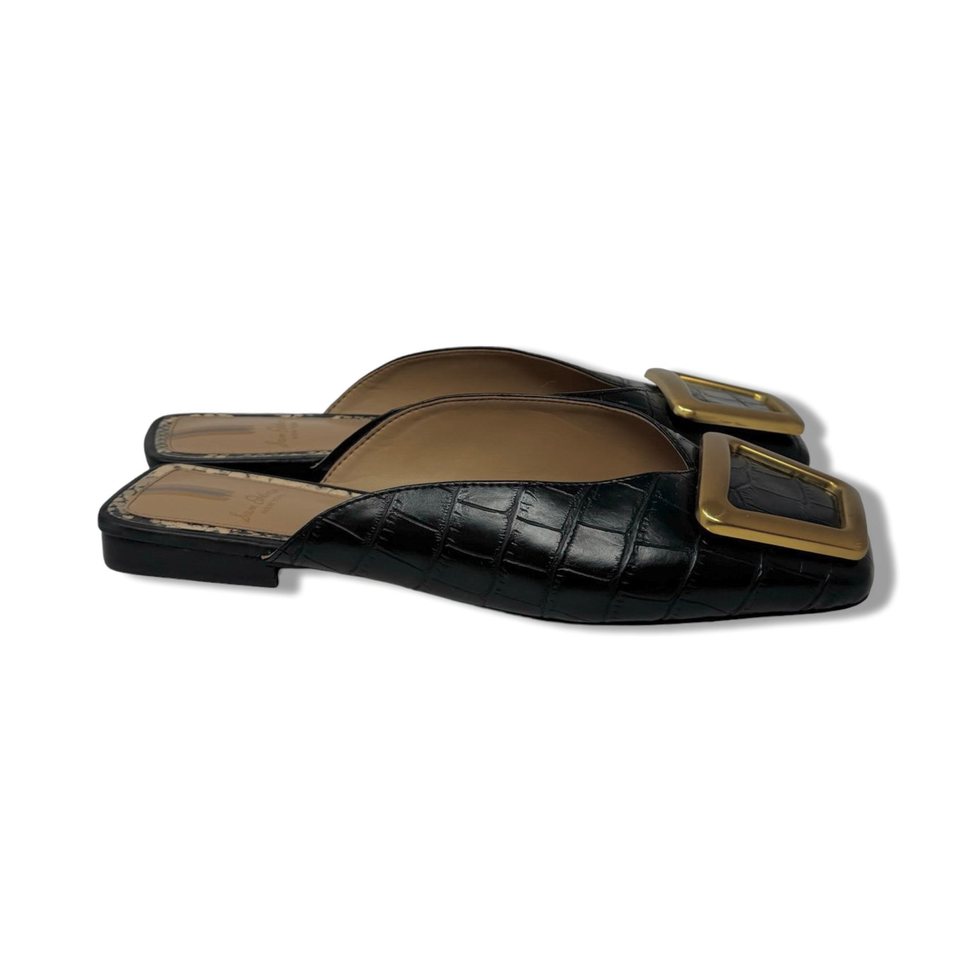 Sam Edelman Lavina Buckle Mule Flats