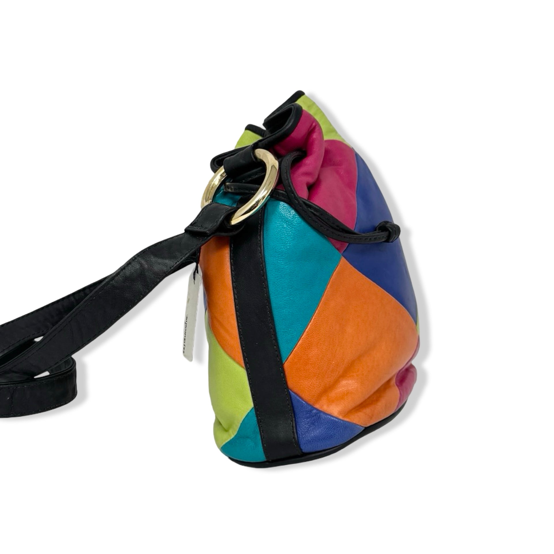 Vintage R.J. Graziano  Colorblock Pouch Crossbody Bag