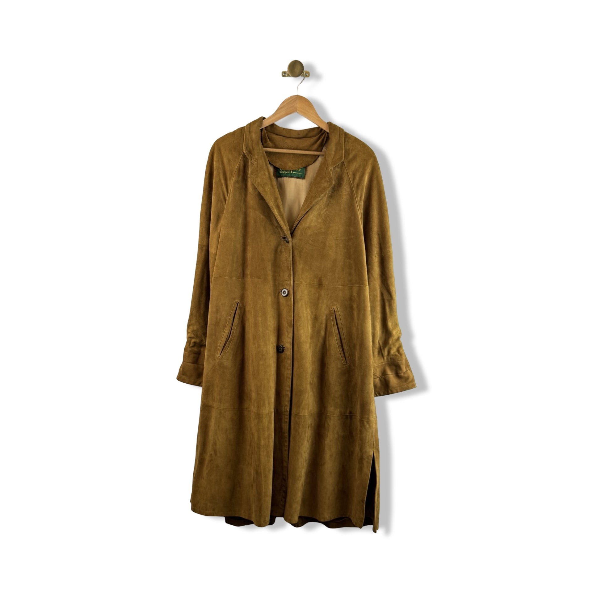 Vintage Aspel Suede Trench Coat