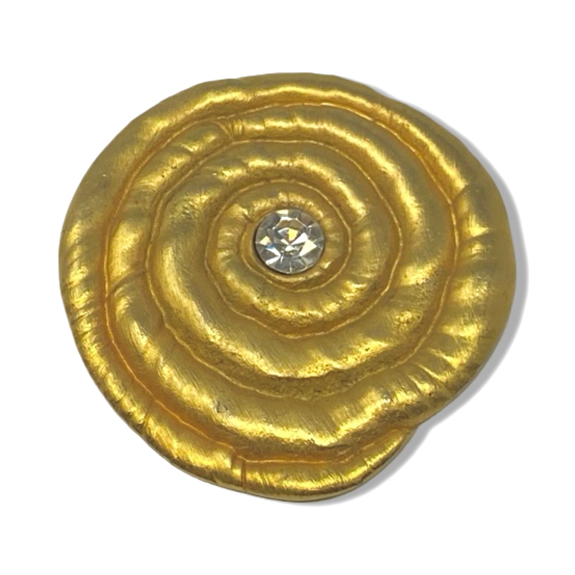 Swirl Textured Brooch