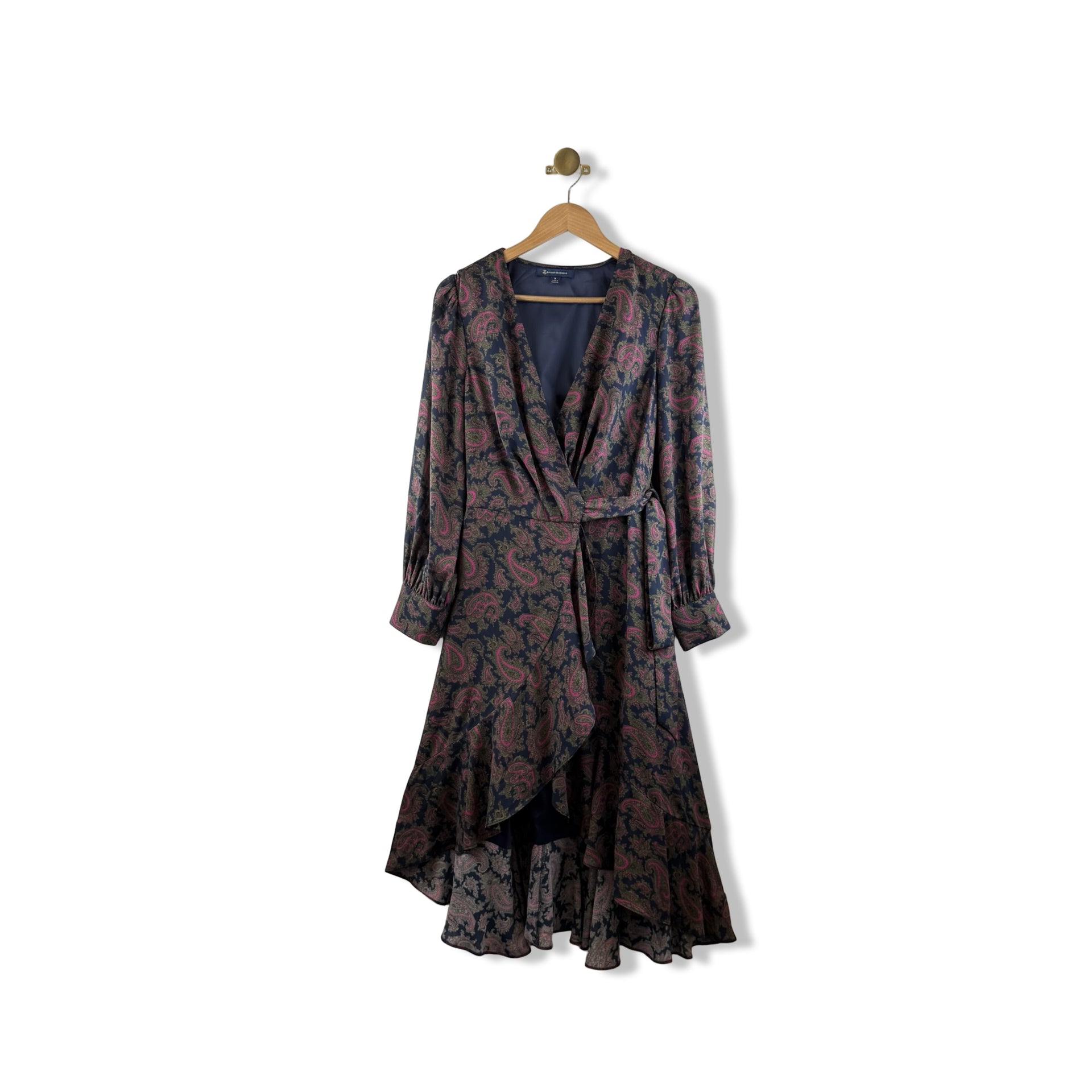 Brooks Brothers Paisley Wrap Dress