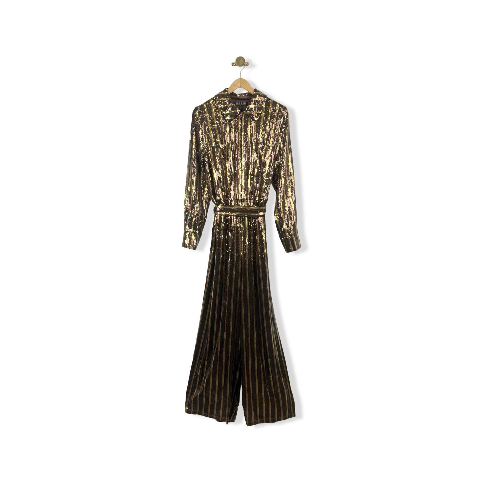 Eloquii Sequined Jumpsuit