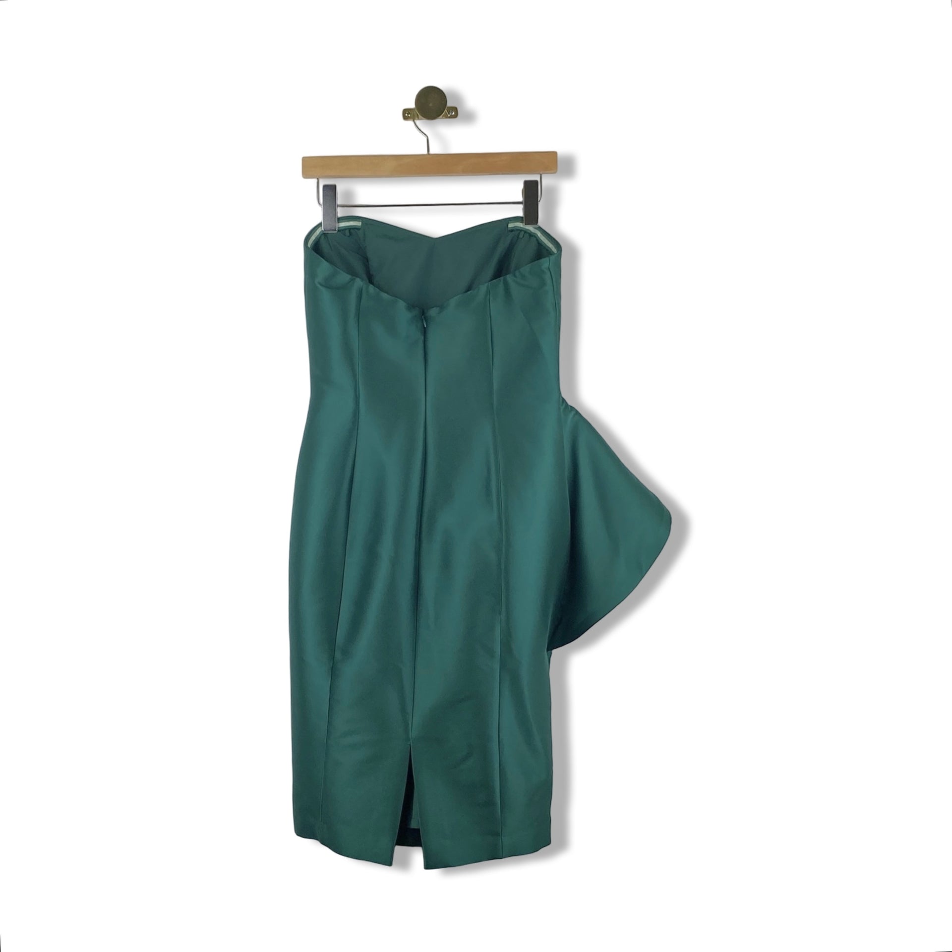 Badgley Mischka Ruffled Cocktail Dress