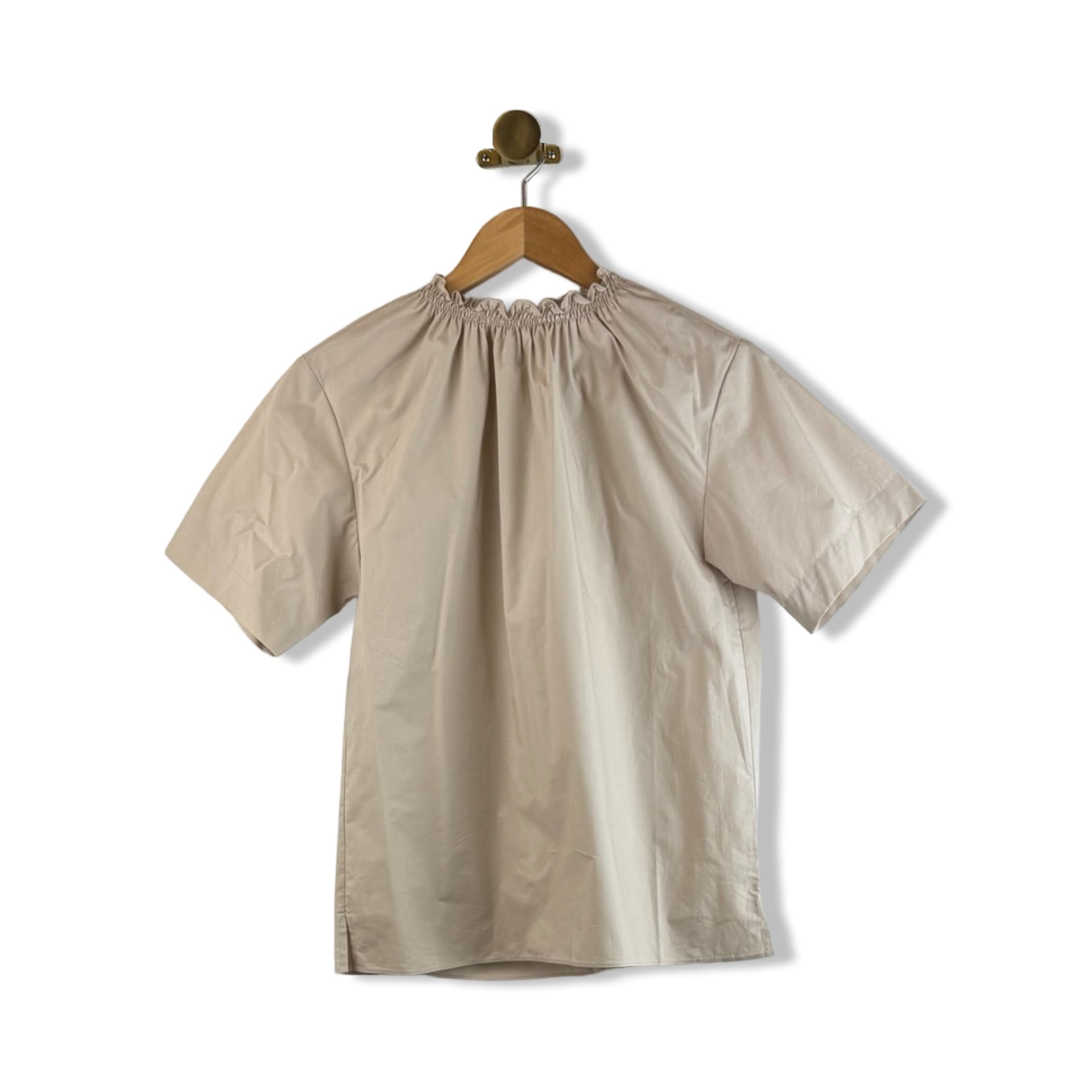 Thakoon Smocked Neck Blouse