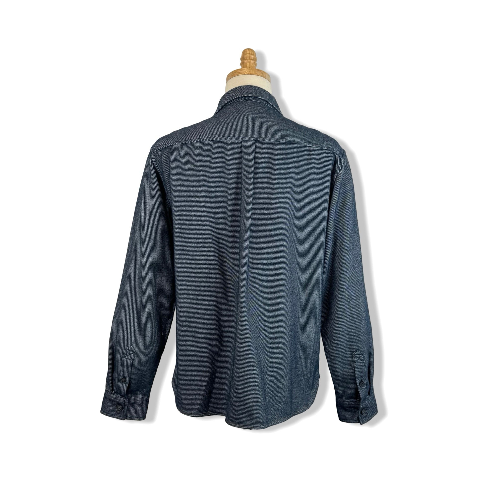 Surfside Supply Dark Wash Brushed Twill Dylan Overshirt