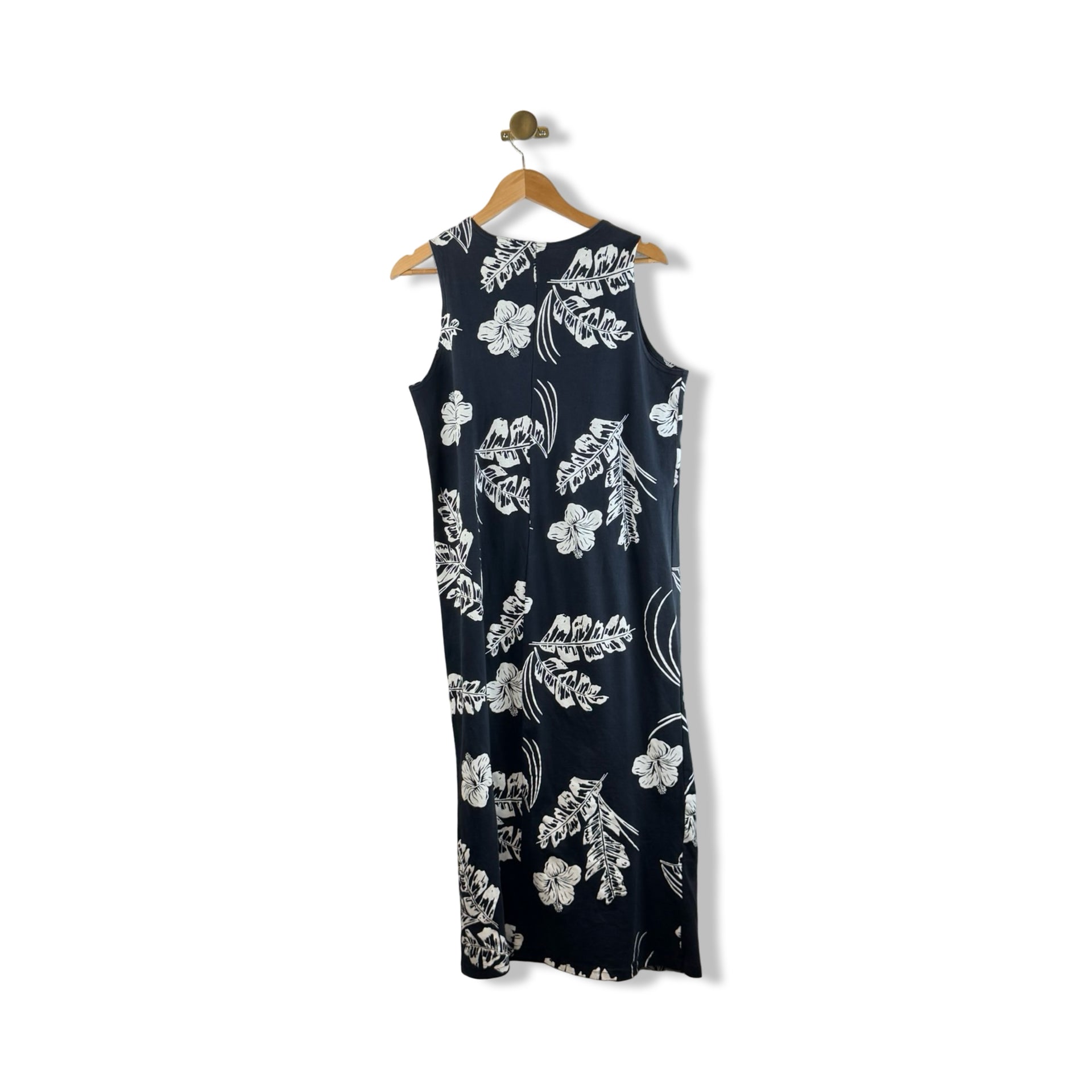 Vintage Hawaiin Hibiscus Sleeveless Dress
