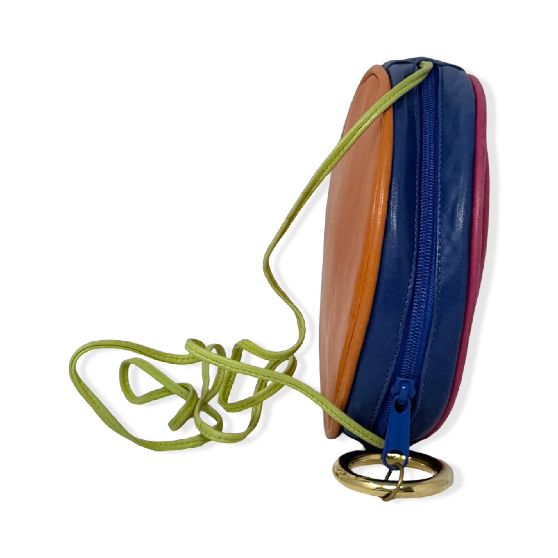 Vintage R.J. Graziano Circular Colorblock Crossbody Bag