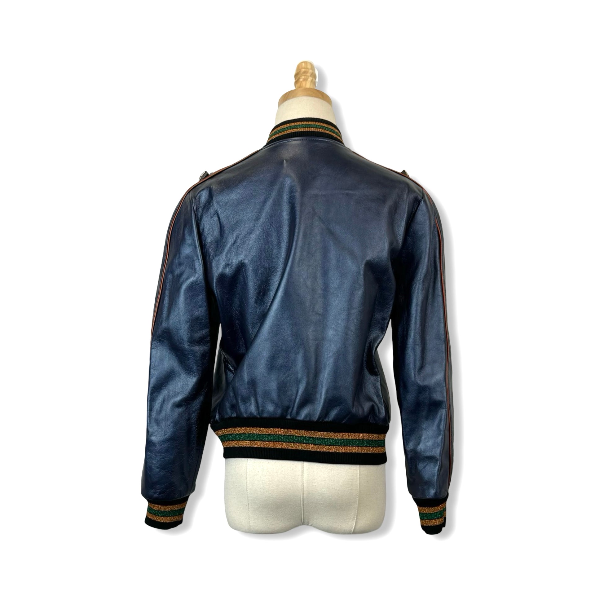 Coach Shrunken Leather Varsity