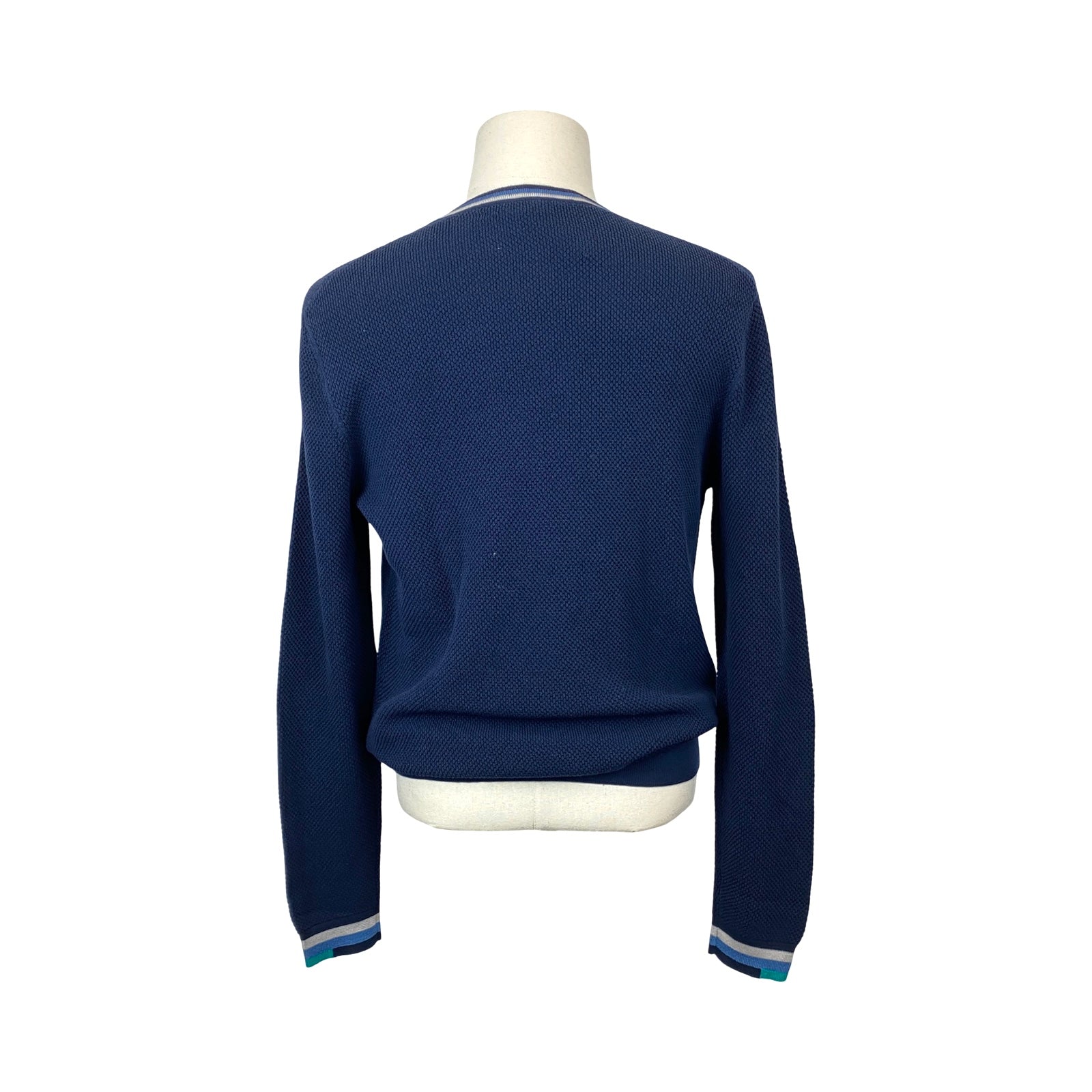 Reiss Amble Intarsia Trim Sweater