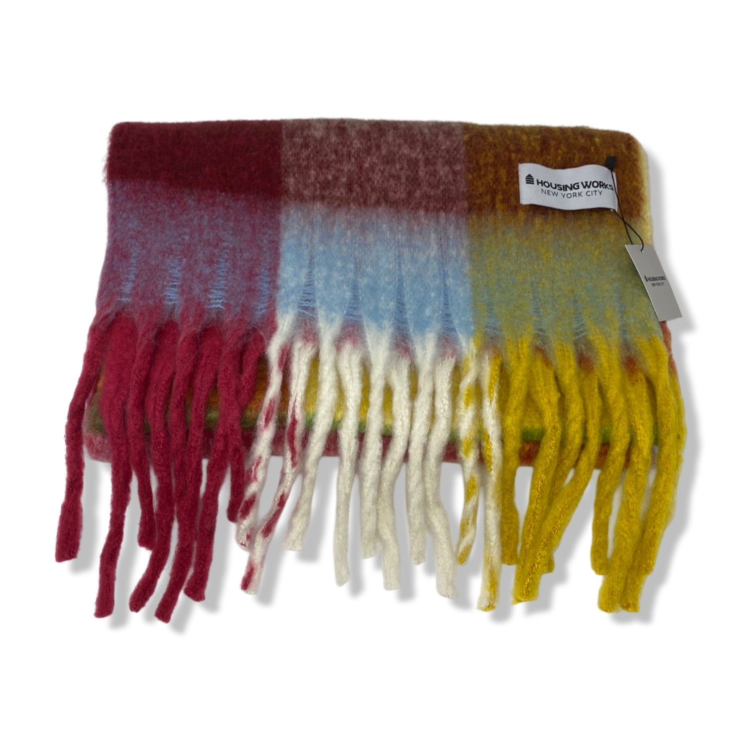 Housing Works Multicolor Fringe Scarf