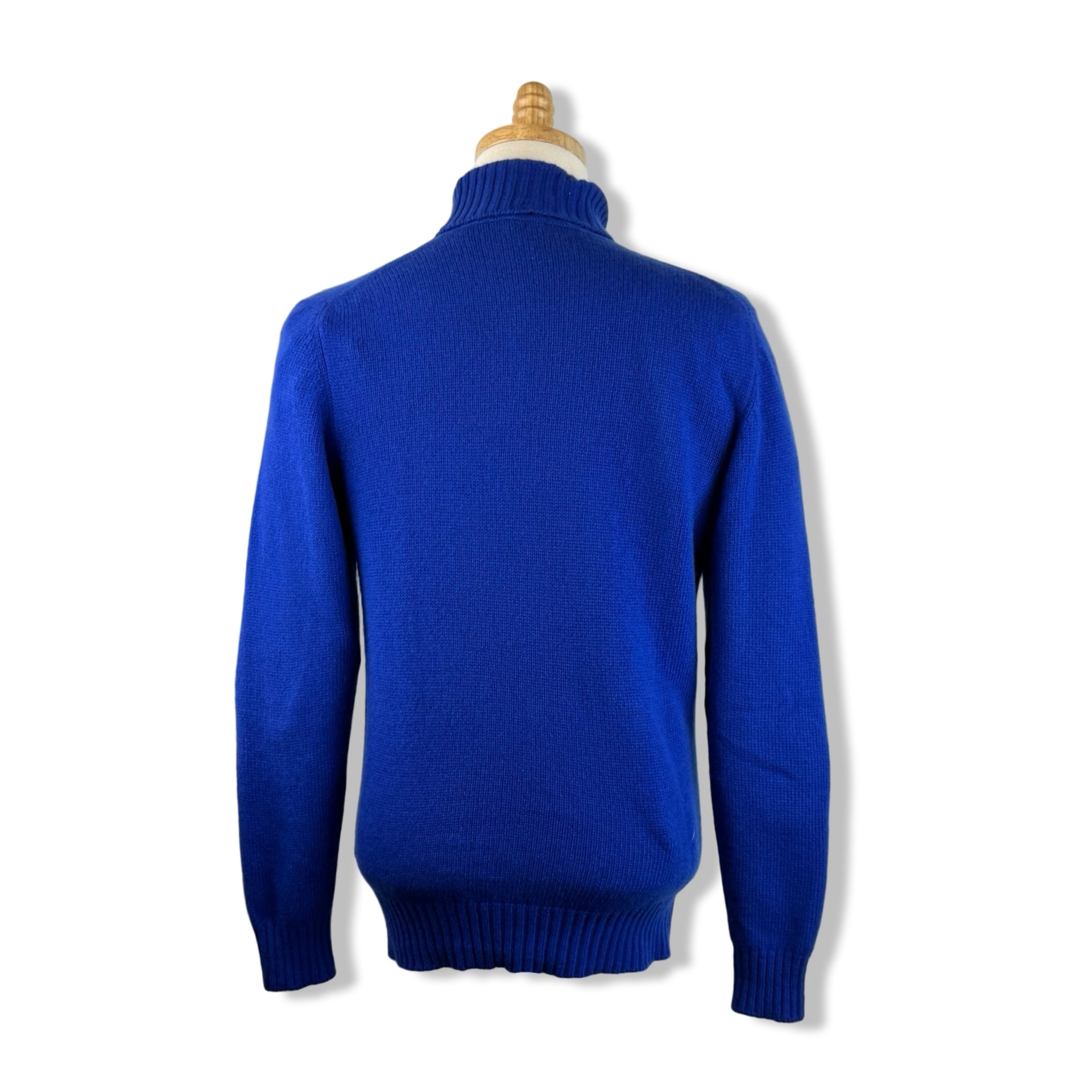 Loro Piana Baby Cashmere Wide Ribbed Turtleneck Sweater