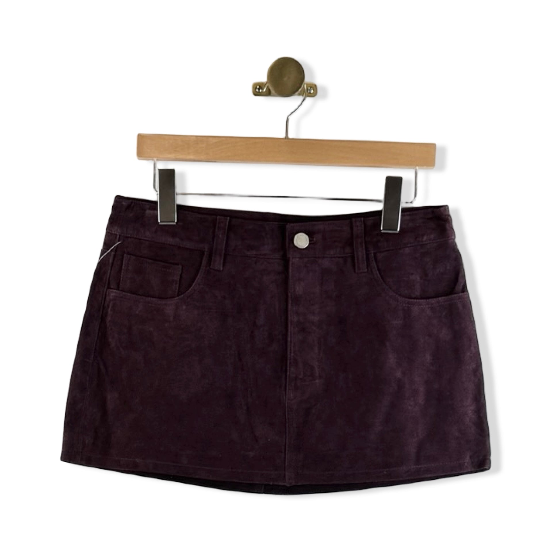 BLANKNYC  Suede Micro Mini Skirt