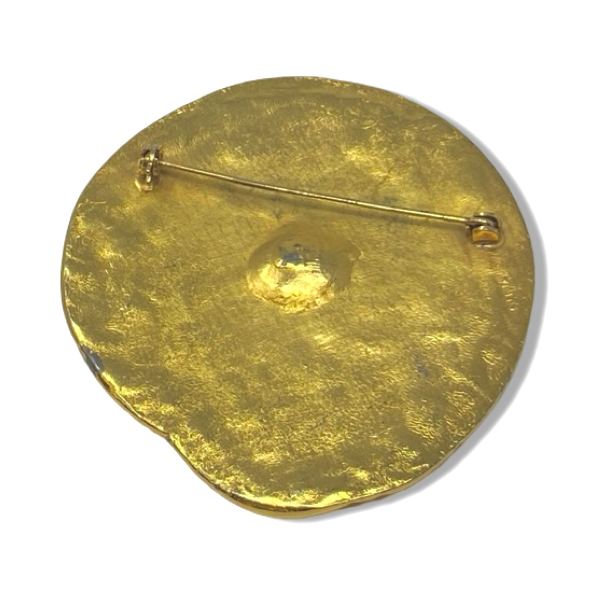 Swirl Textured Brooch