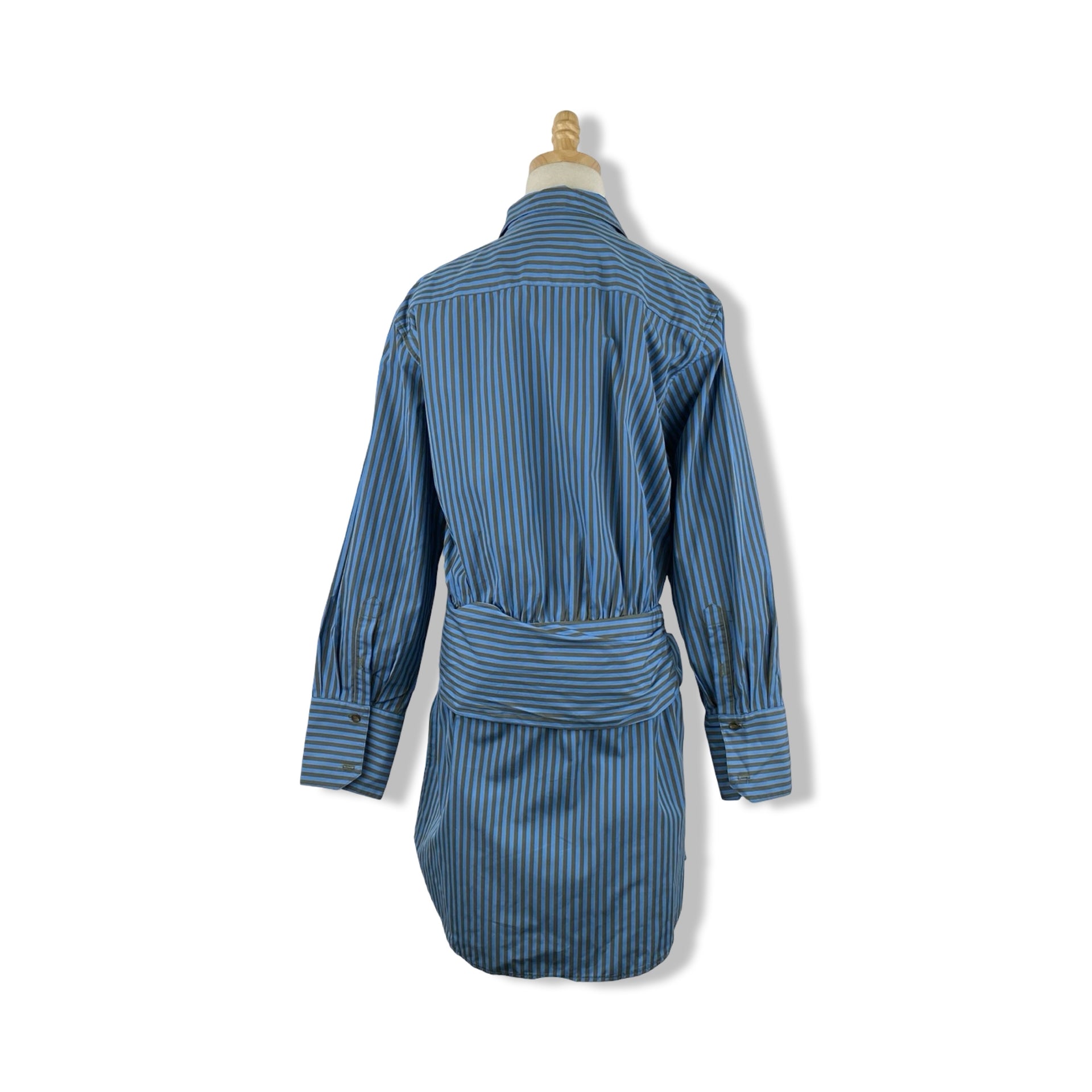 La Ligne Striped Button Down Dress