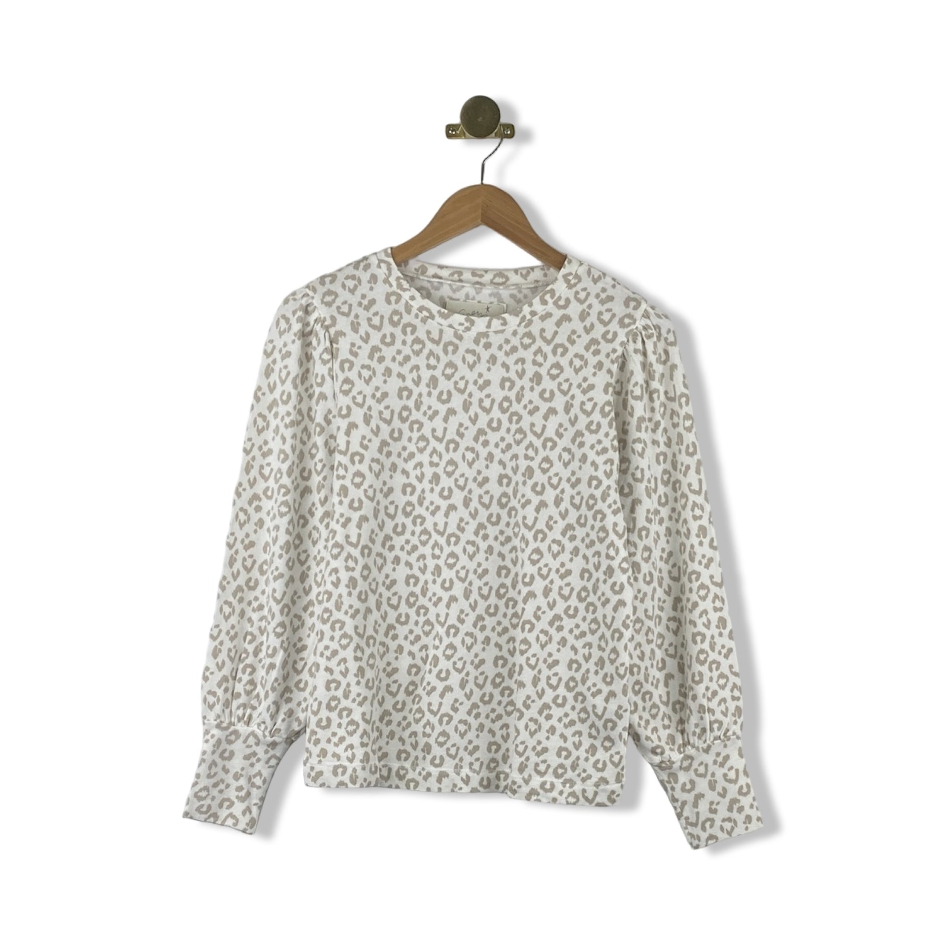 Grey State Leopard Elsye Top