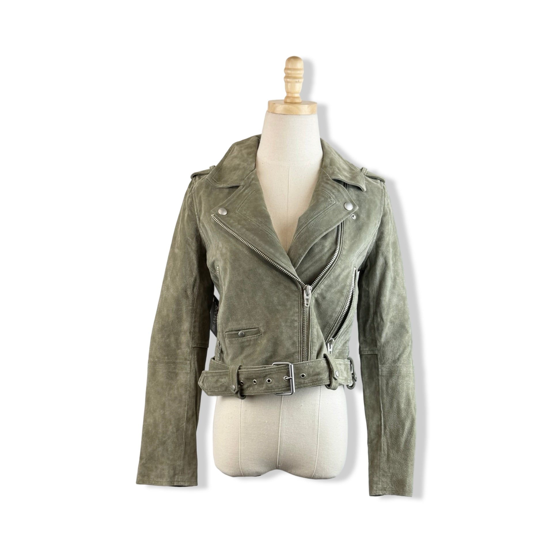 BLANKNYC Suede Belted Jacket