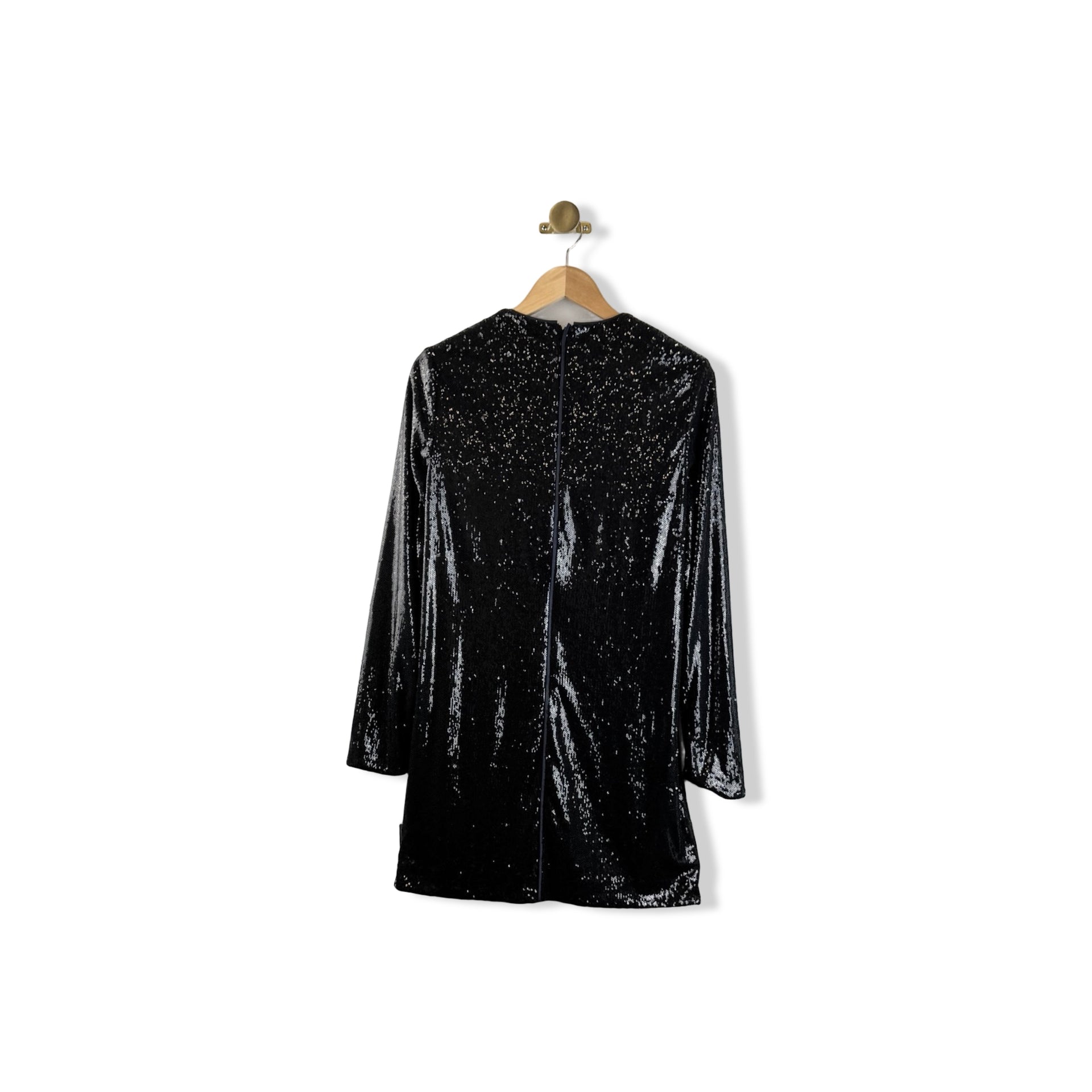 La Ligne Sequin Long Sleeve Dress