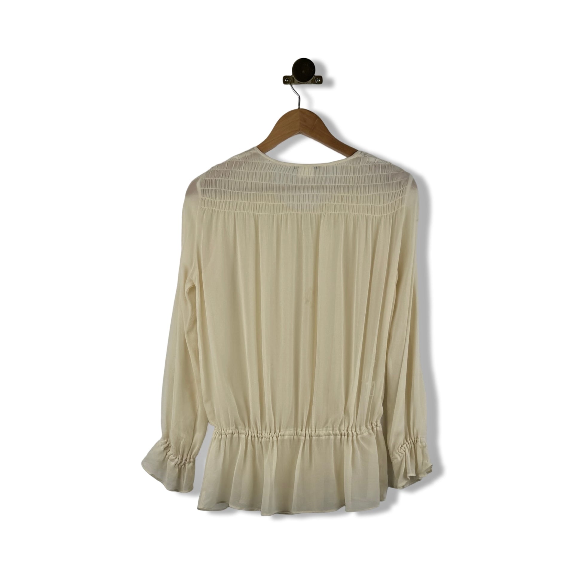 Gerard Darel Silk Poet Blouse