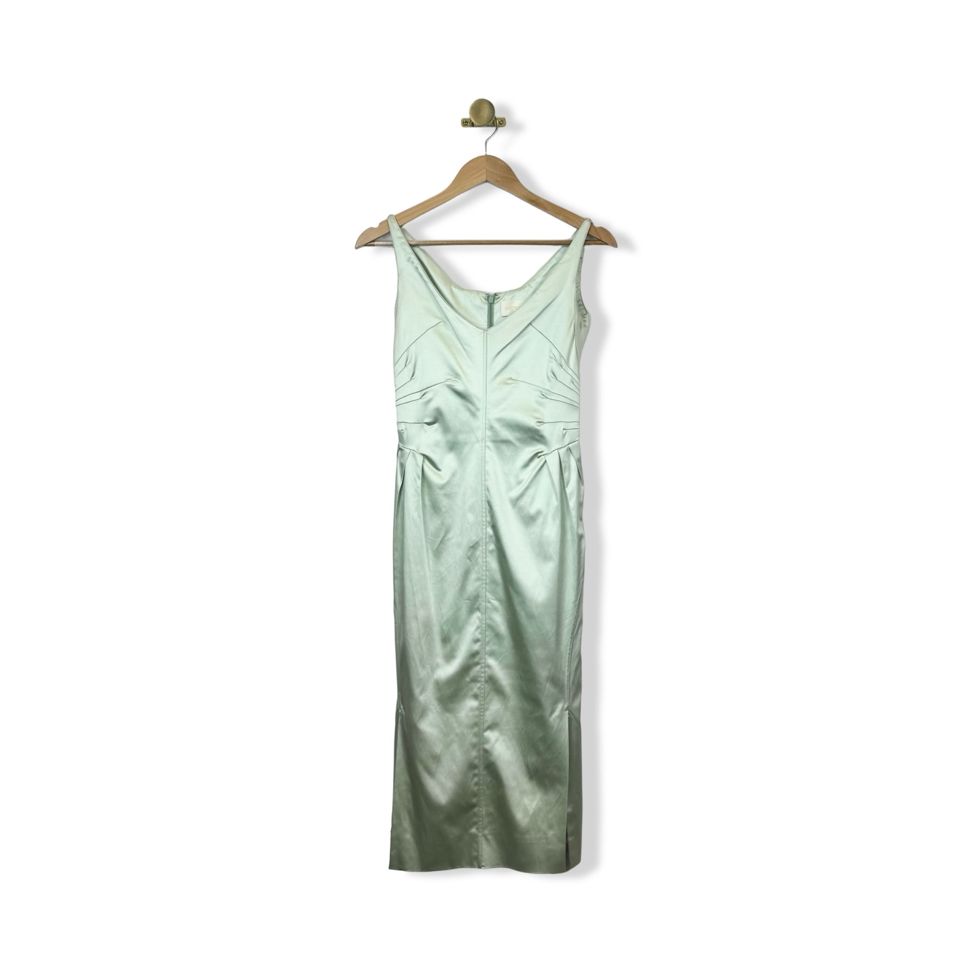 Zac Posen Stretch Silk Satin Dress