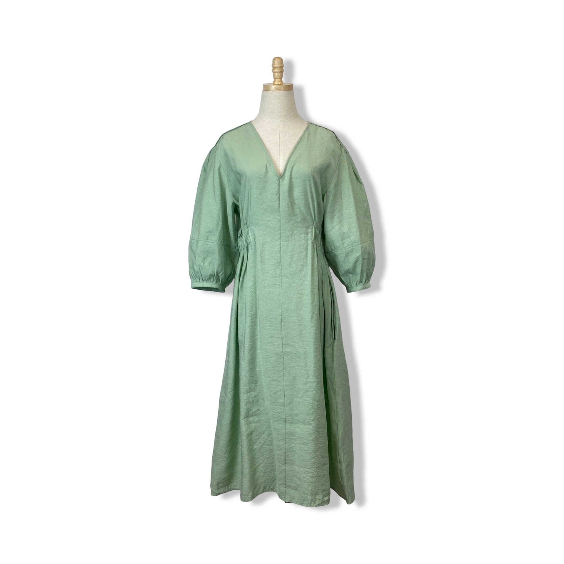 COS Voluminous V-Neck Dress