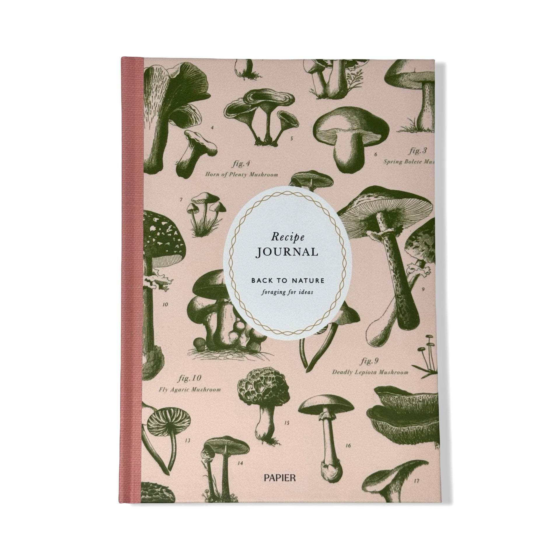 Papier Mushroom Recipe Journal