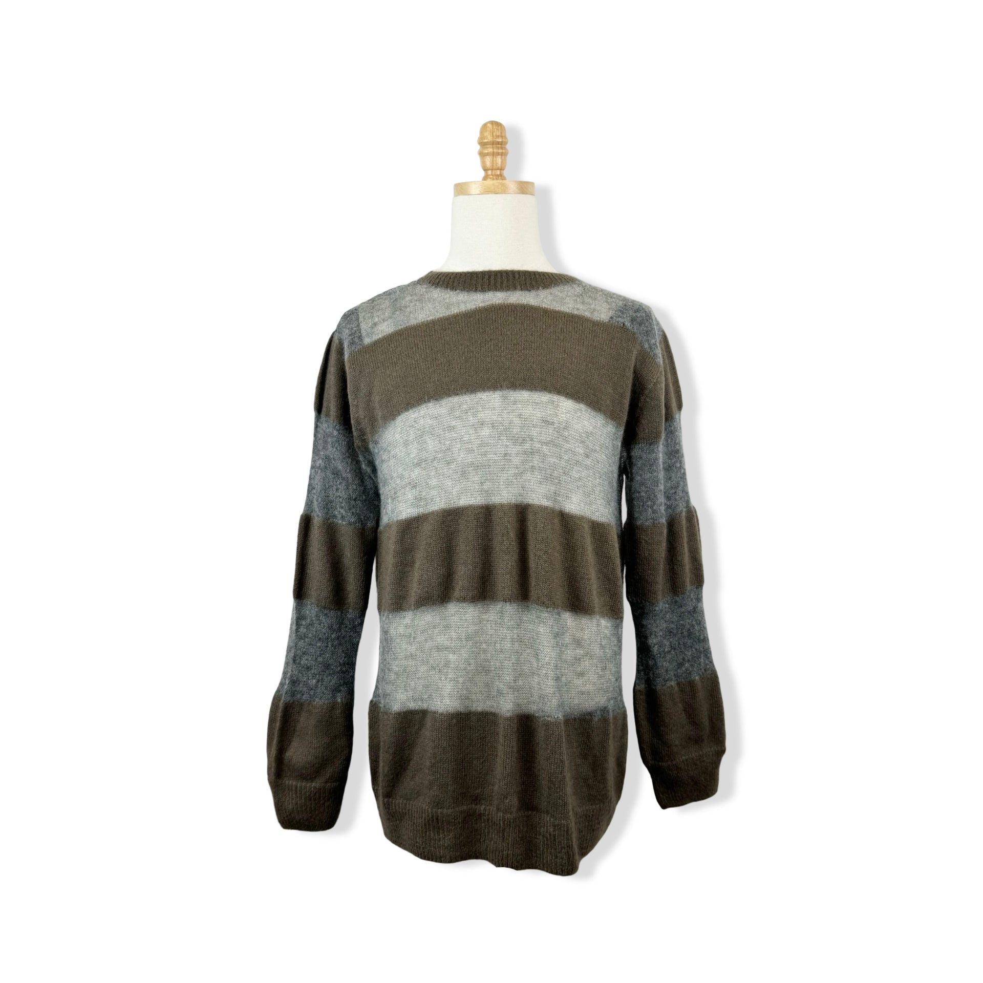 Duckie Brown Sheer Striped Sweater