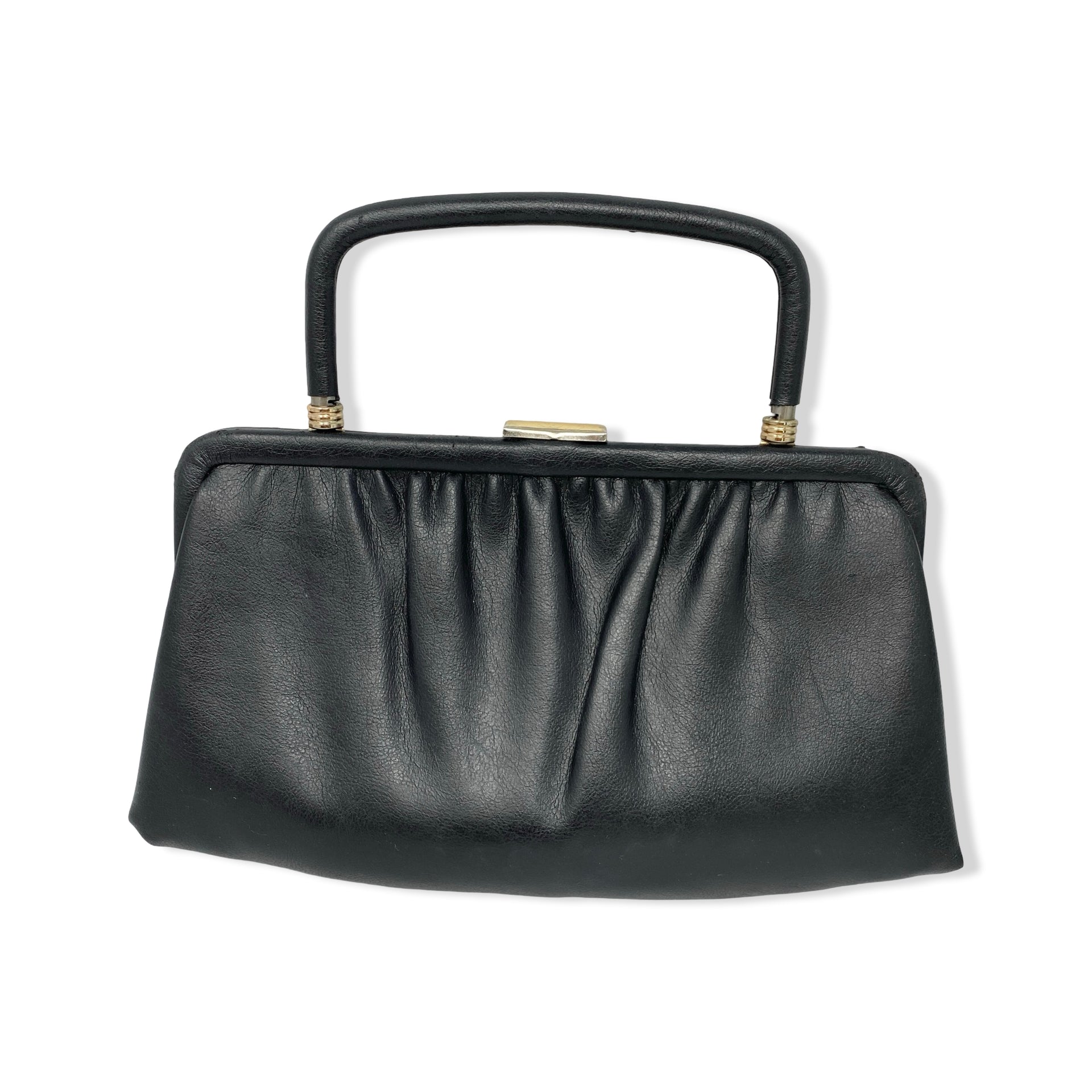 Vintage Black Handle Clutch