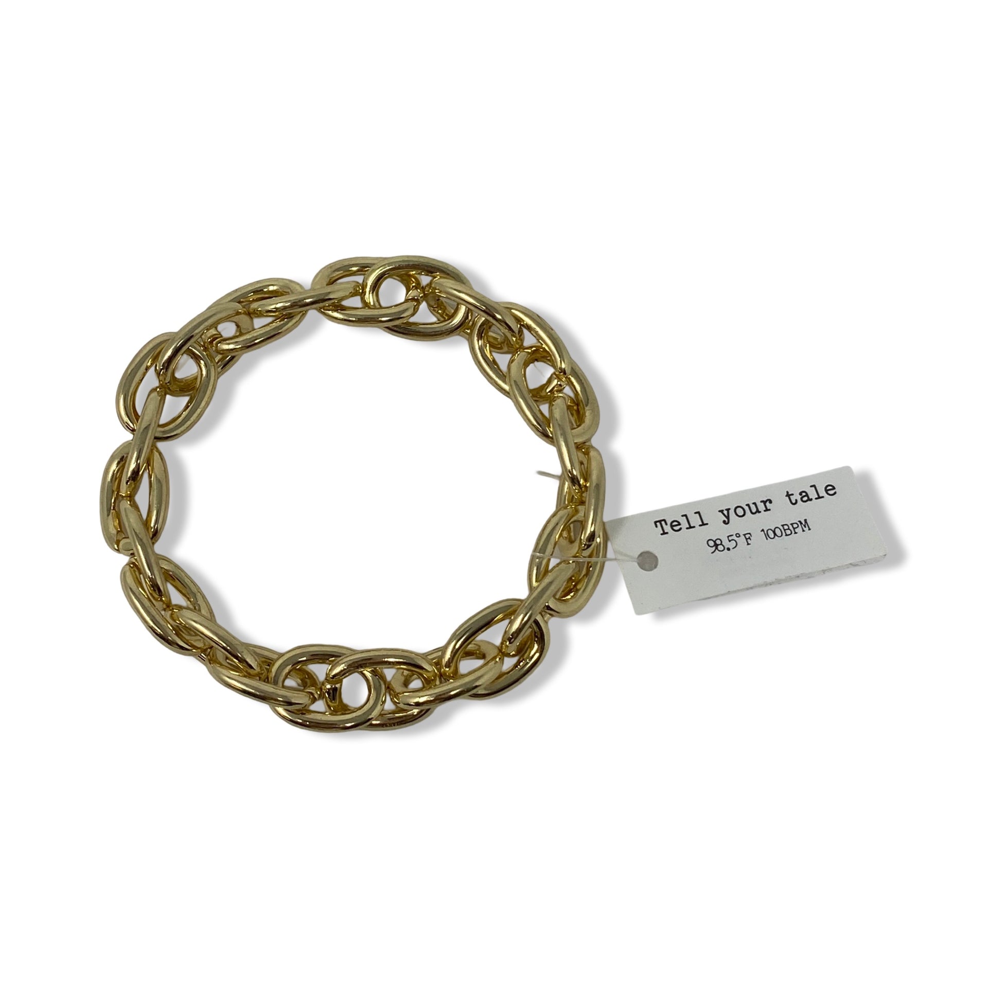 Tell Your Tale Stretch Chain Bracelet