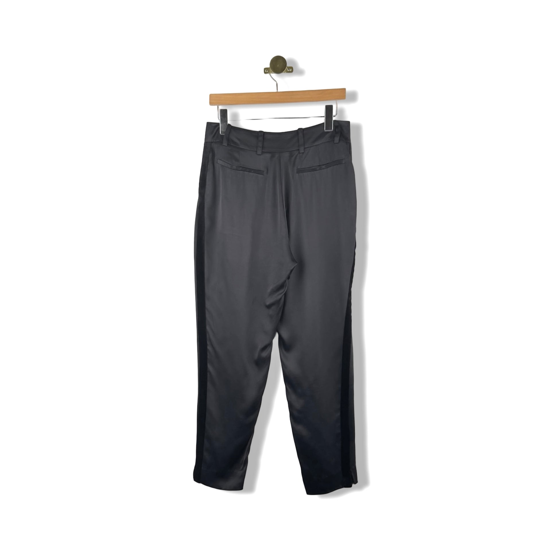 Ramy Brook High Waist Satin Pants