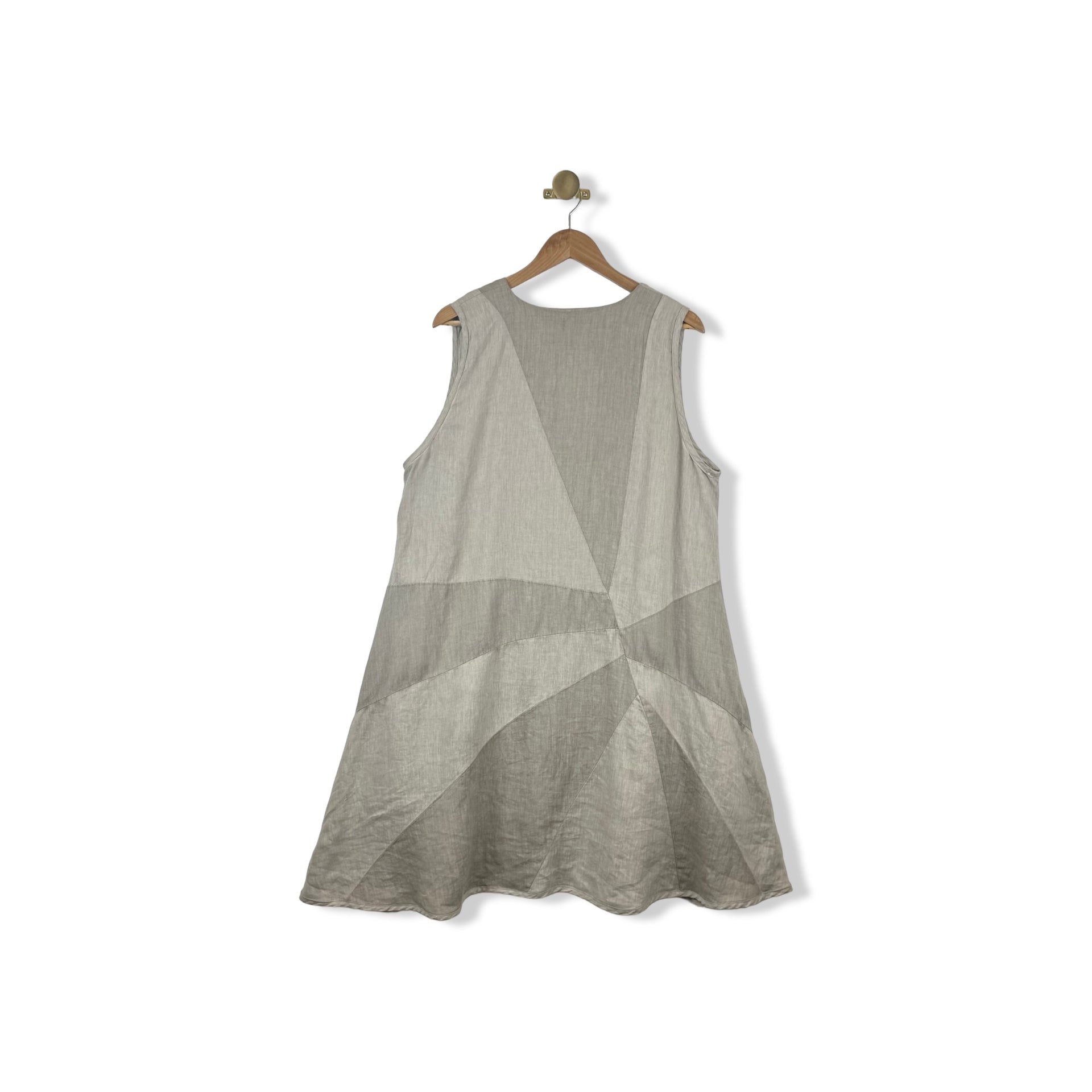 Cynthia Ashby Sleeveless Linen Dress