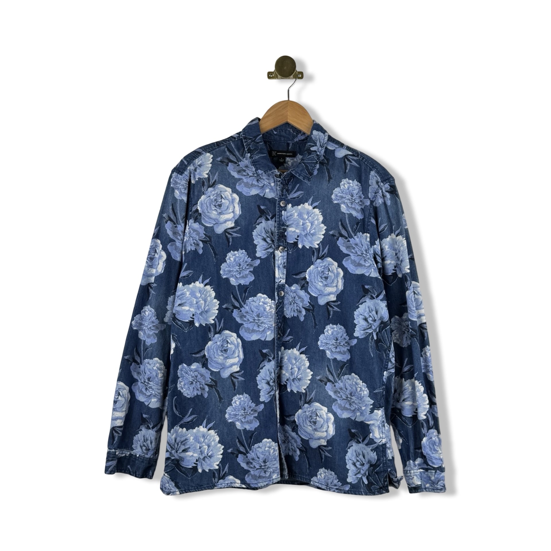 INC International Concepts Floral Shirt