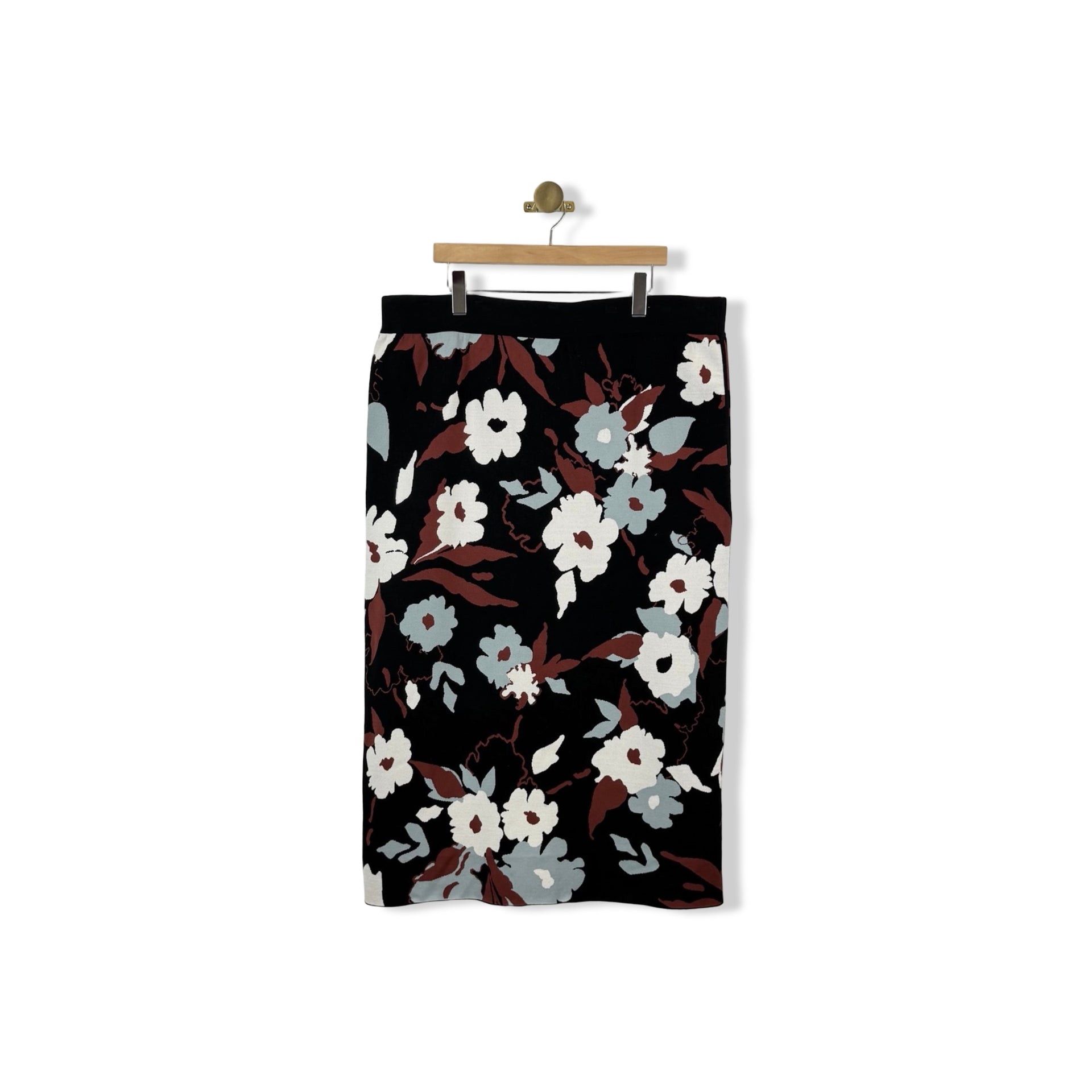 Tanya Taylor Floral Brooke Knit Skirt