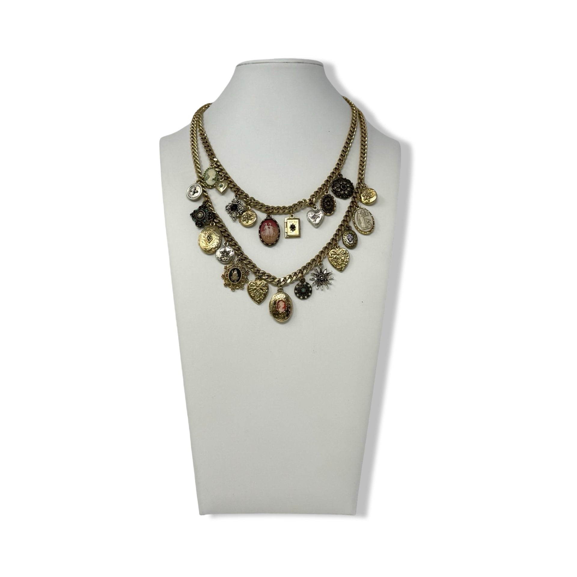 R.J. Graziano Layered Charm Link Chain Necklace