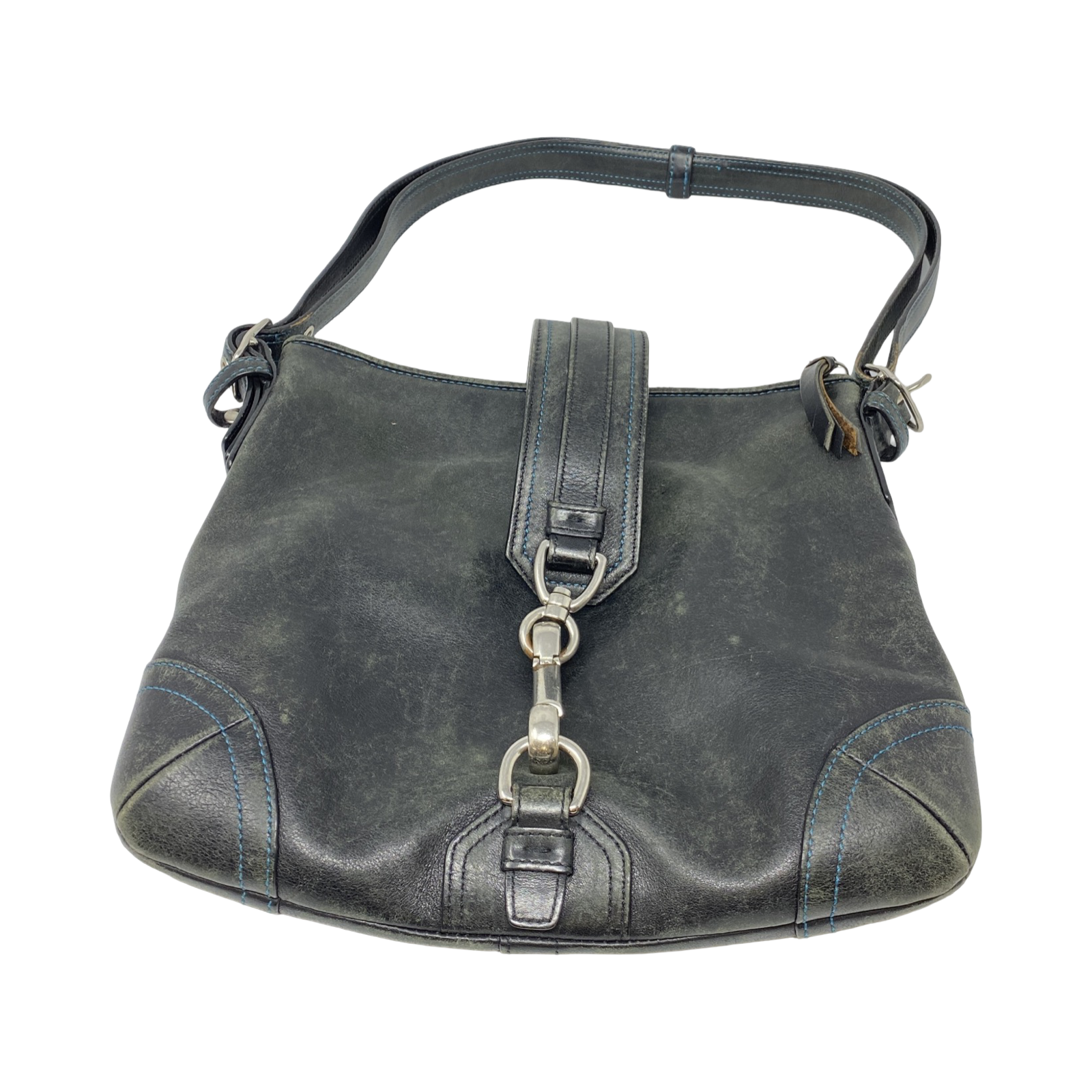 Coach Hampton Leather Hobo Shoulder Bag