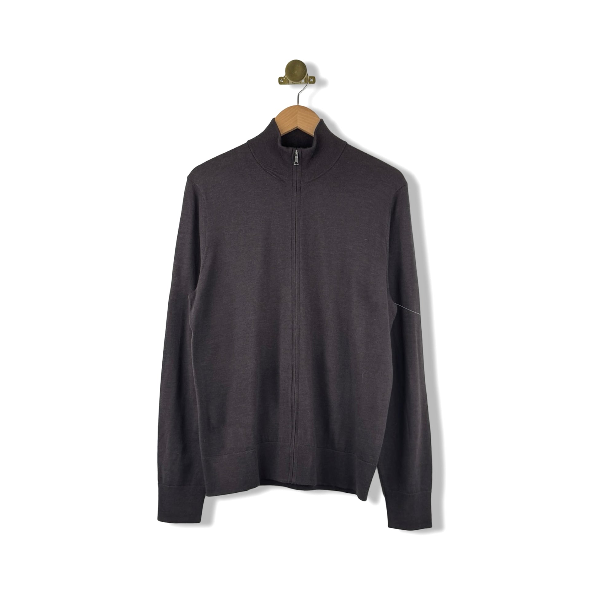 Brooks Brothers Merino Full Zip Cardigan