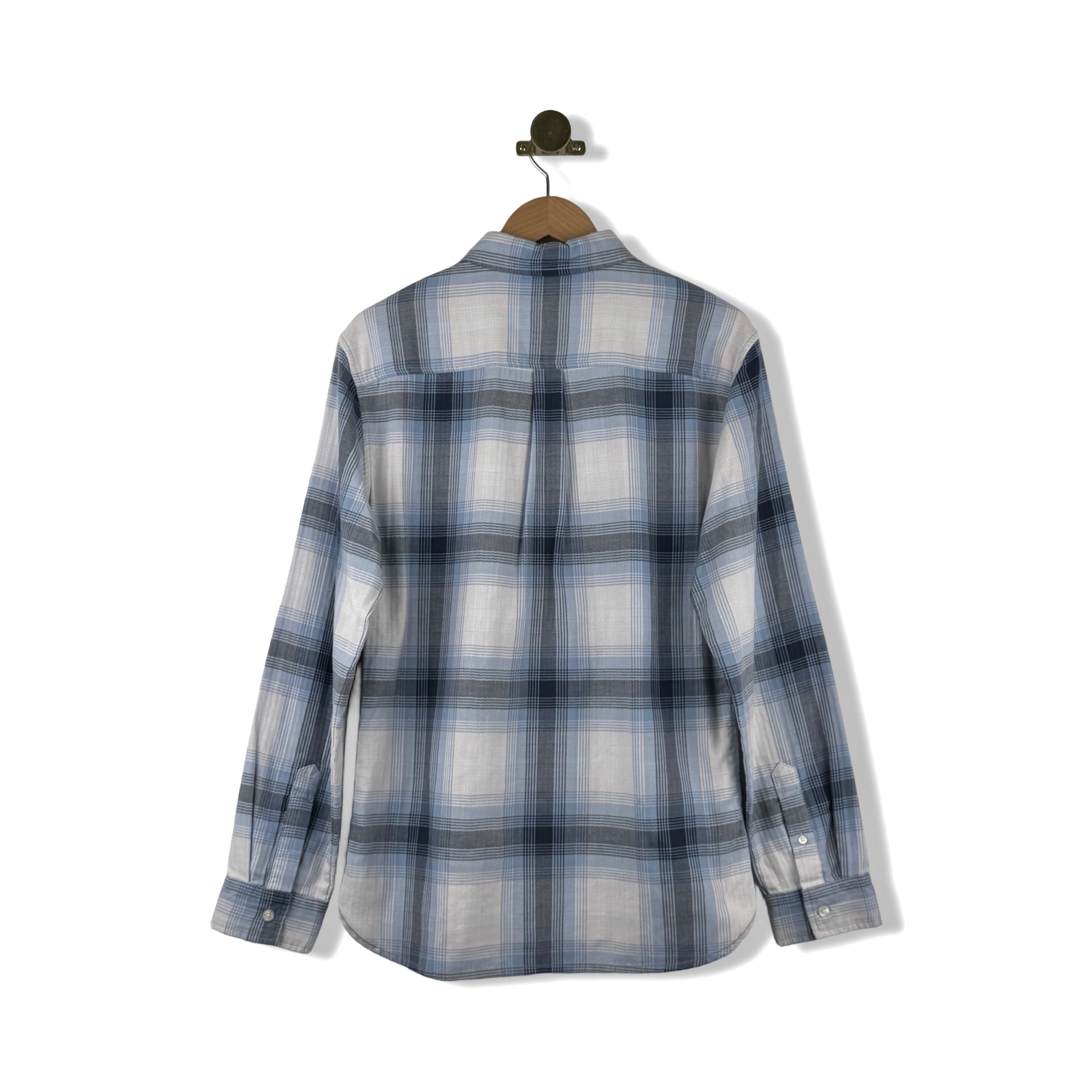 Surfside Supply Plaid Herringbone Double Gauze Shirt