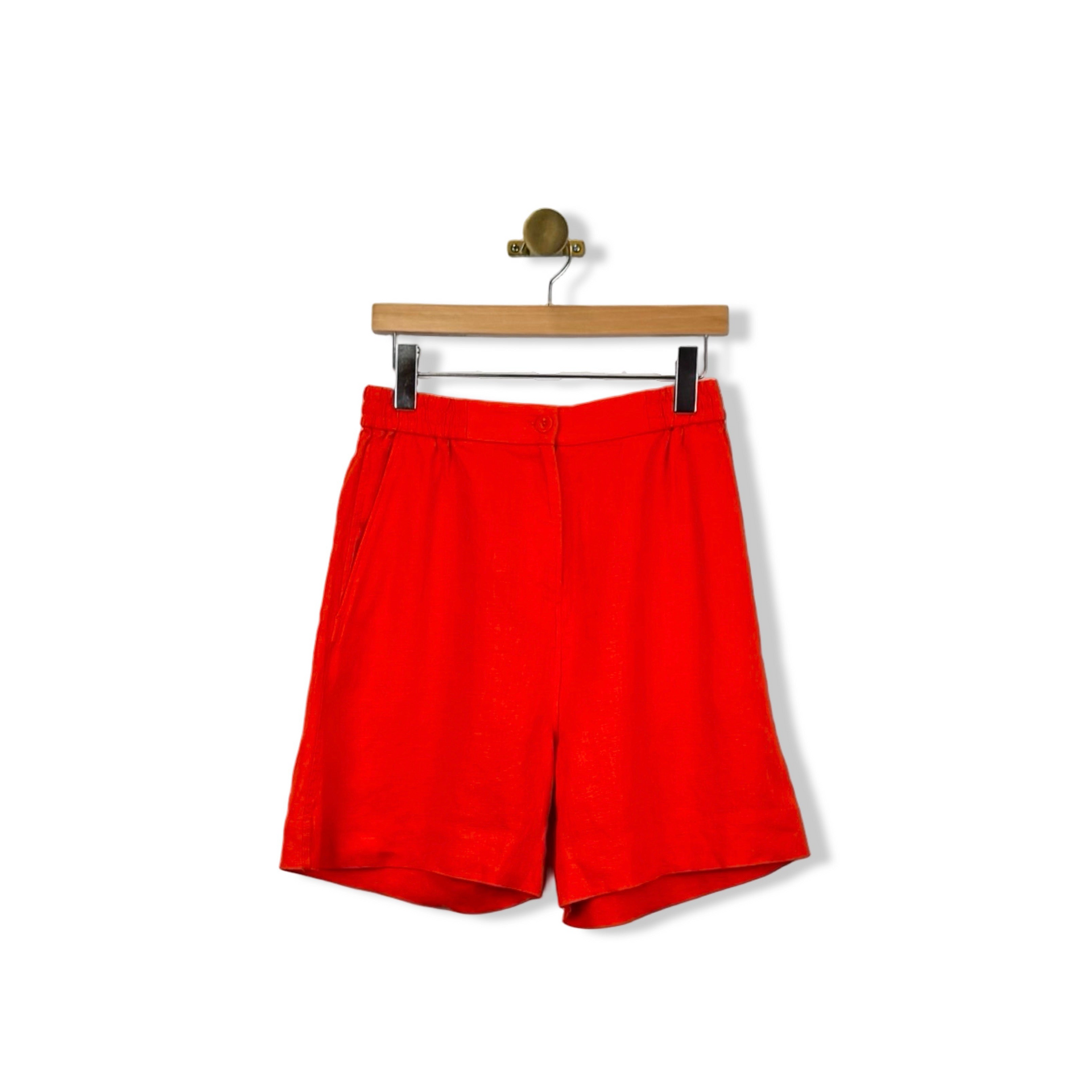 COS Elasticated Linen Shorts