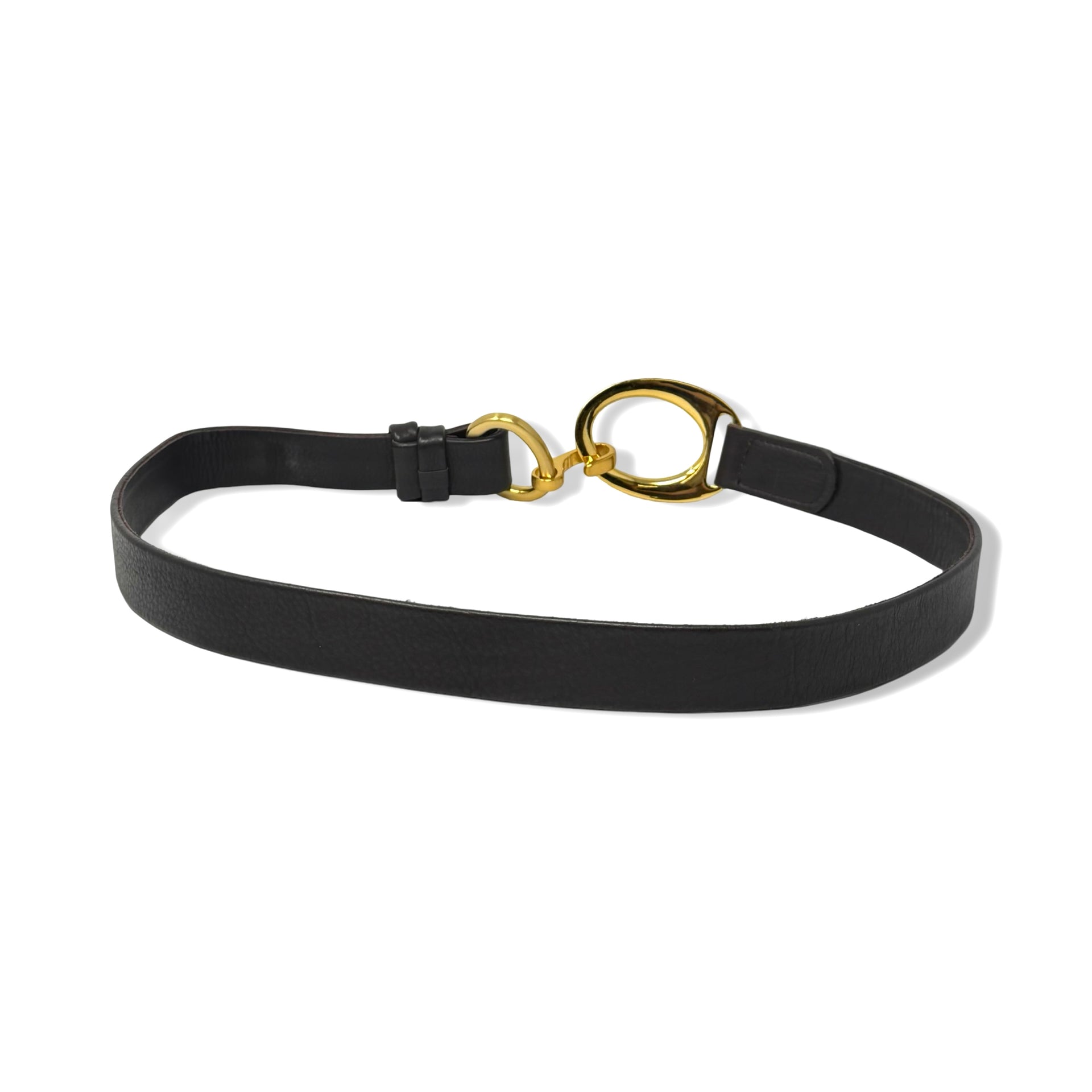 Leather Hook Closure Belt