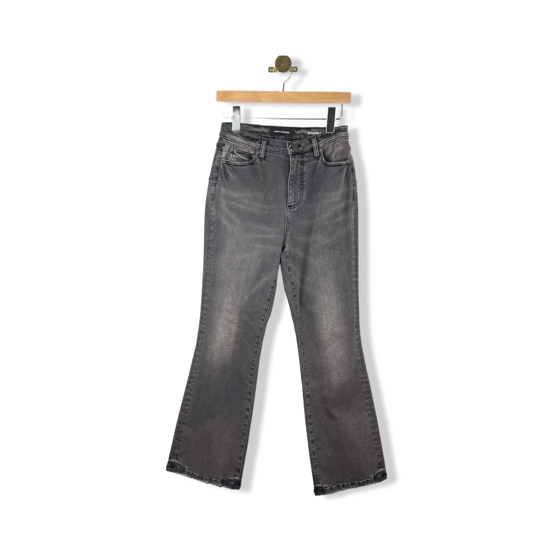 Purple Brand Distressed Hem Jeans