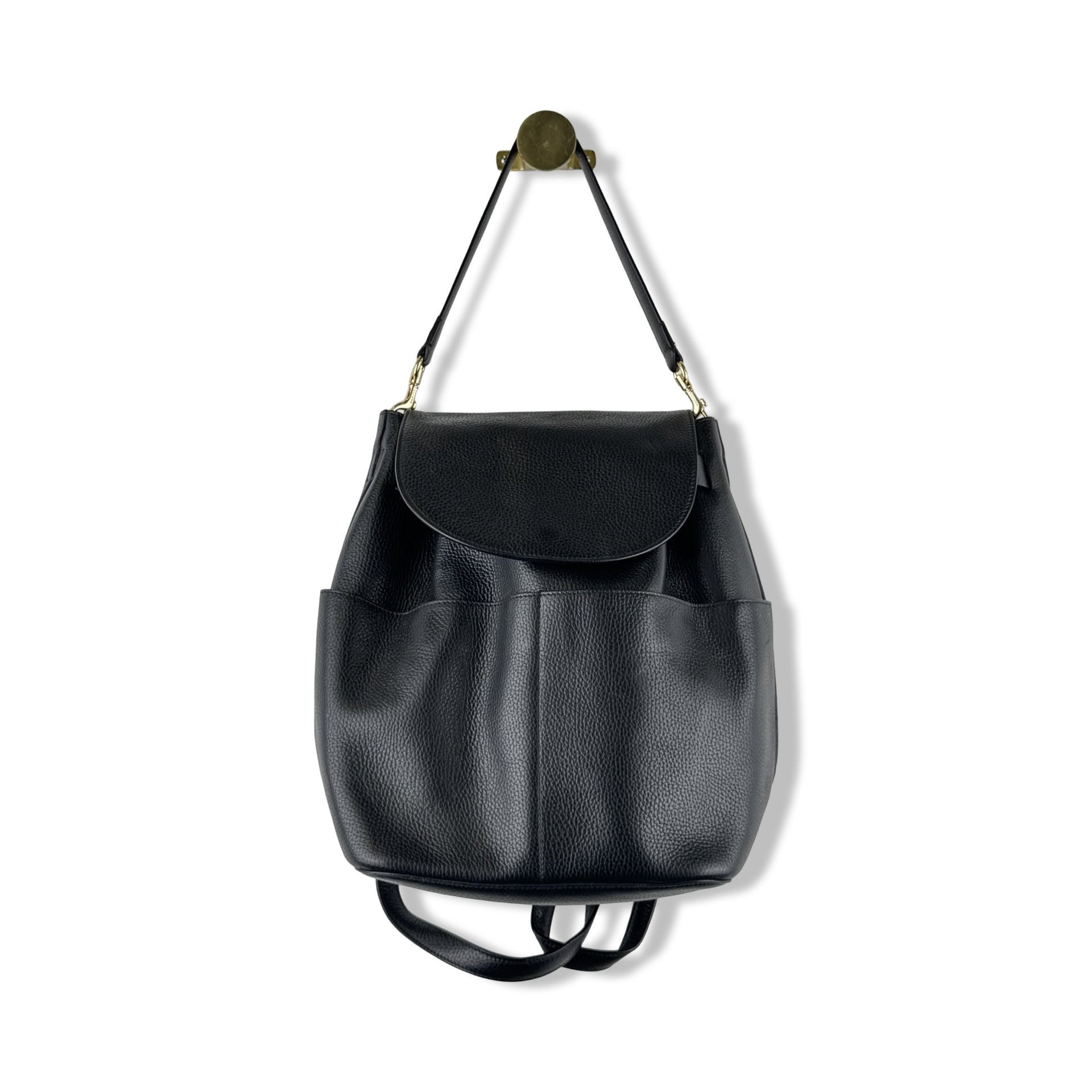 Cuyana Pebbled Leather Backpack