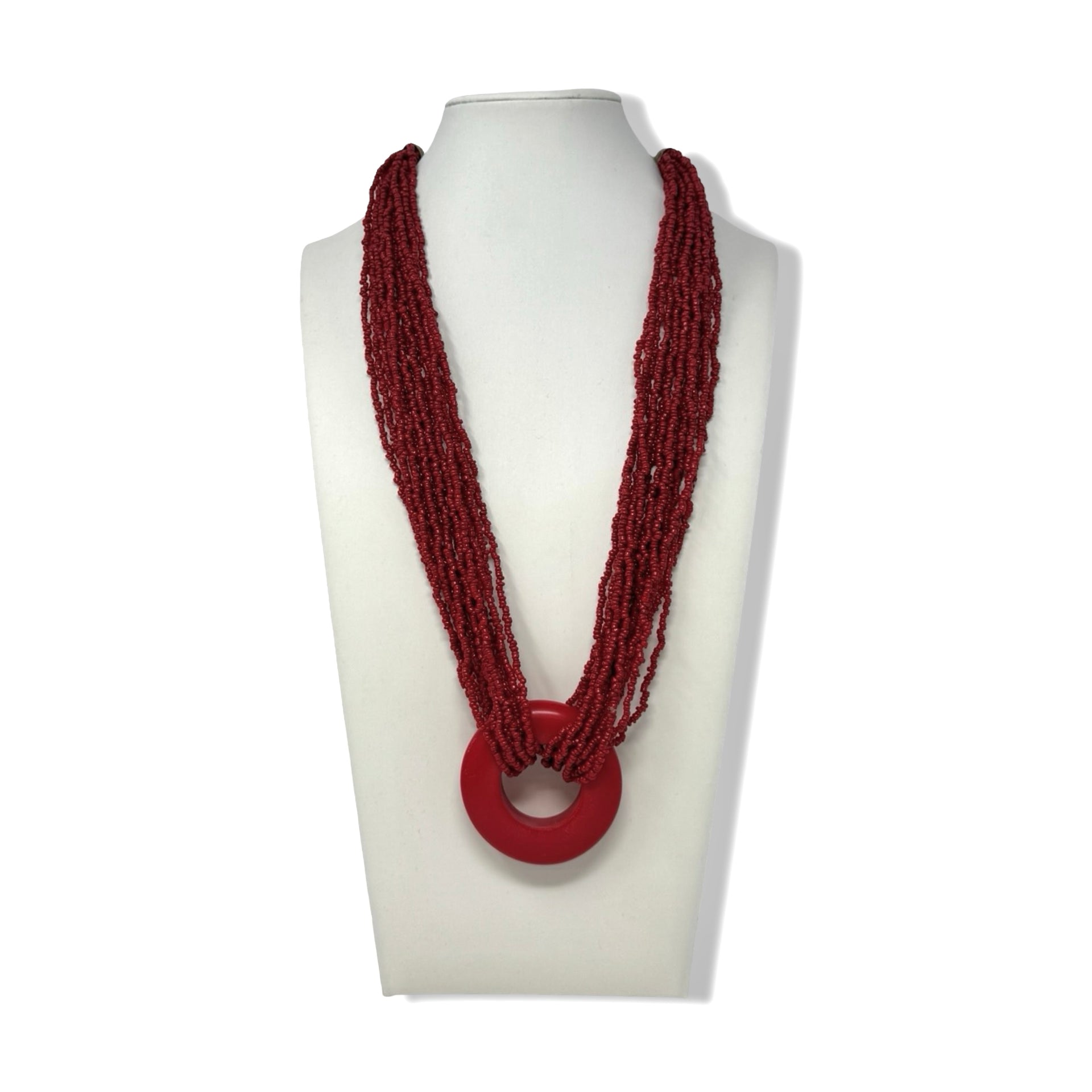 Multistrand Seed Bead Necklace